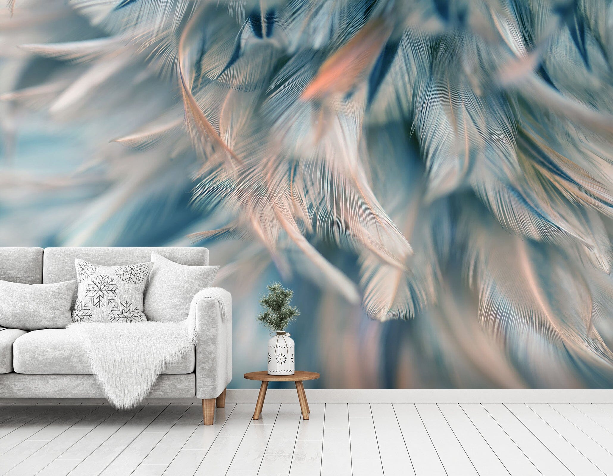 3D Feather 1473 Wall Murals Wallpaper AJ Wallpaper 2