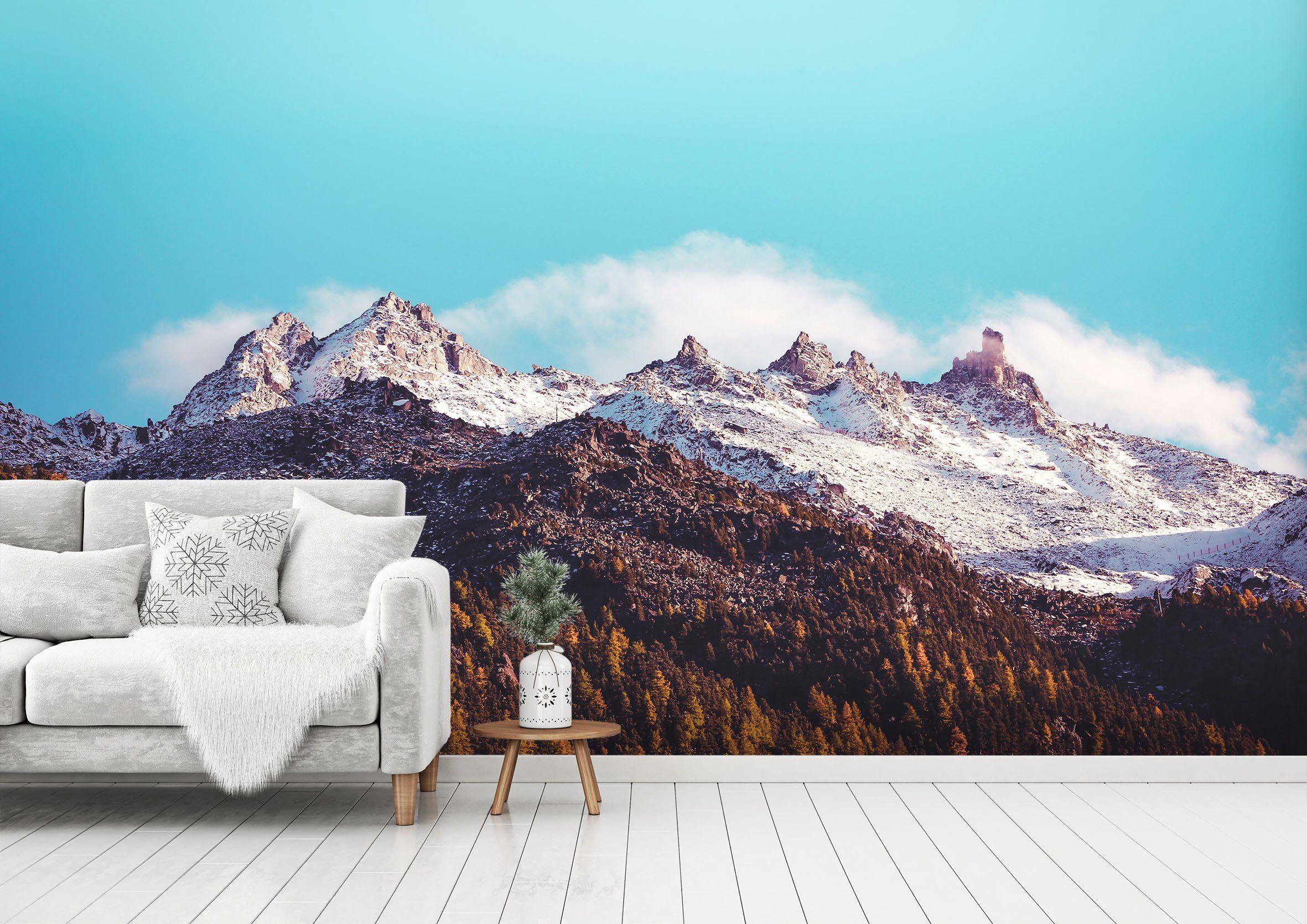 3D Snow Mountain 646 Wallpaper AJ Wallpaper
