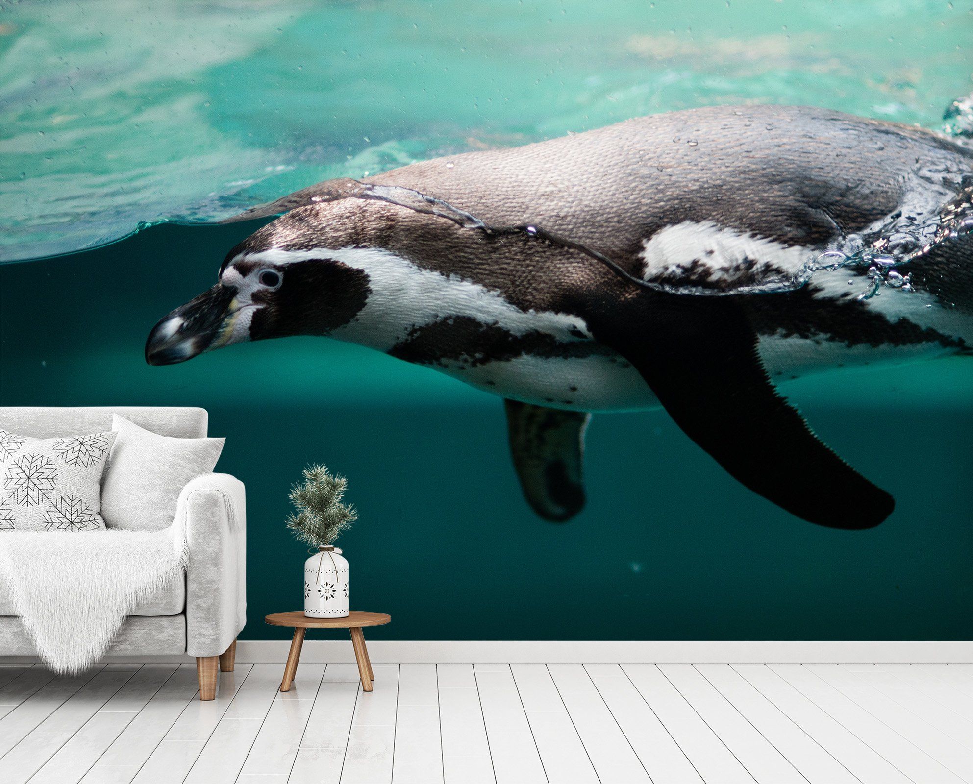 3D Swimming Dolphin 221 Wallpaper AJ Wallpaper