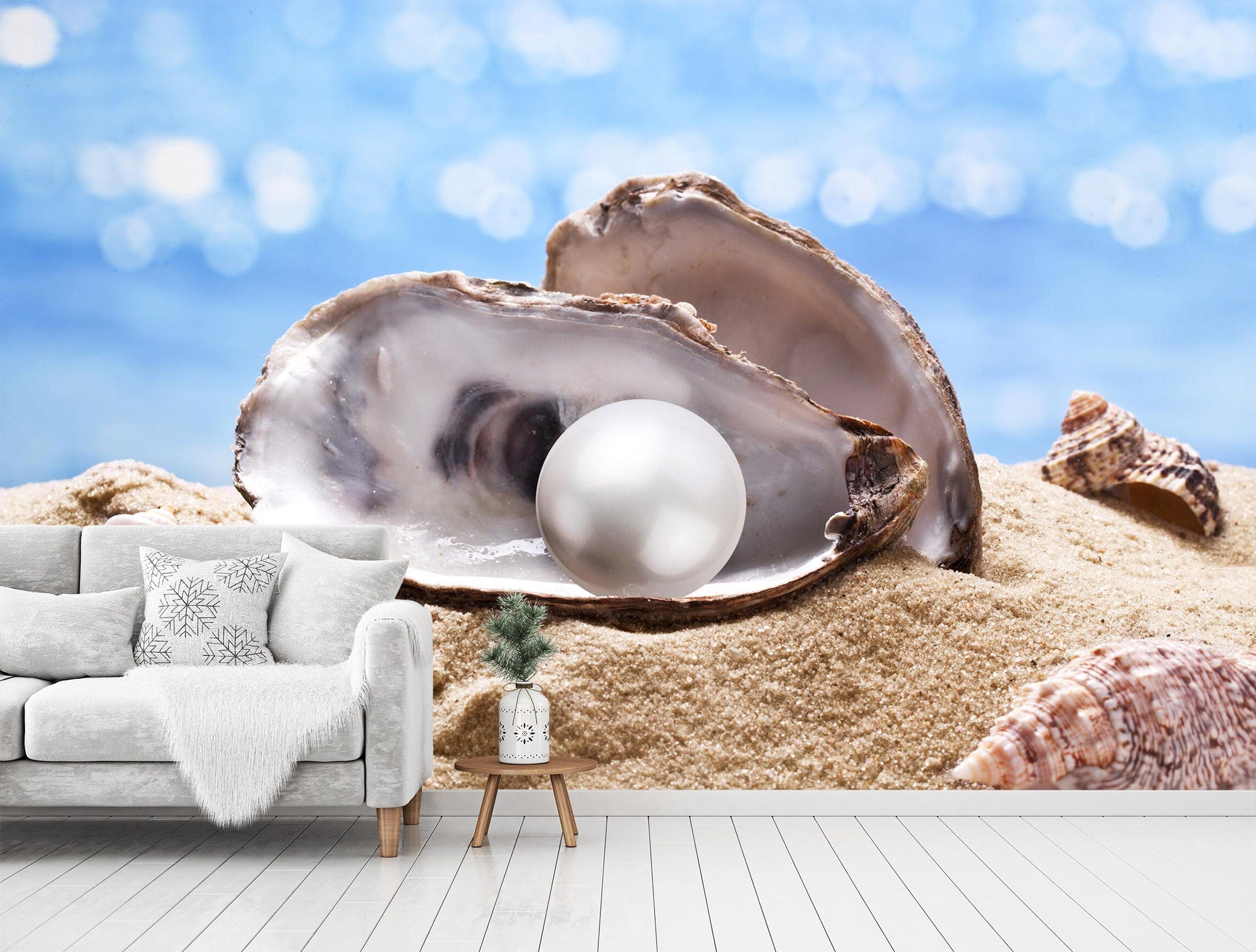 3D Shell Pearl 2008 Wall Murals Wallpaper AJ Wallpaper 2