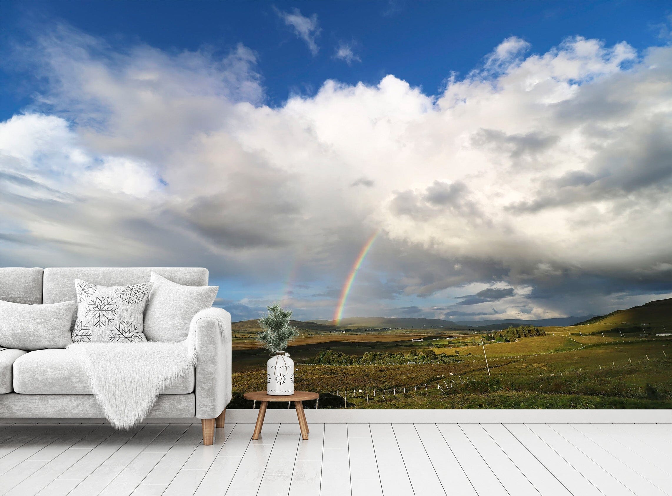 3D Grassland Clouds 116 Jerry LoFaro Wall Mural Wall Murals Wallpaper AJ Wallpaper 2