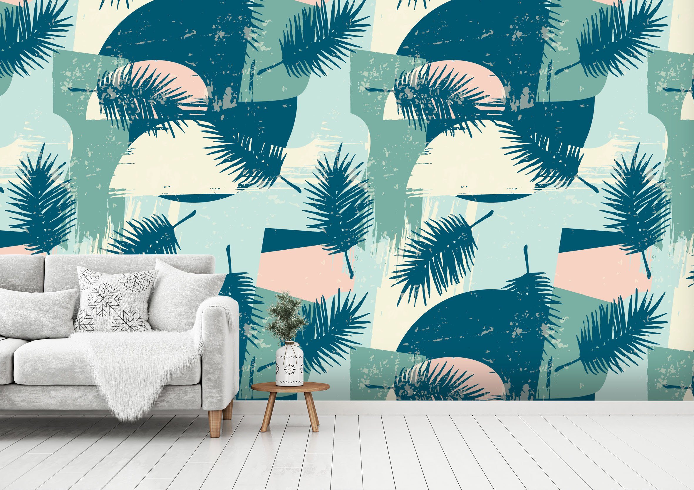3D Tropical Plants 094 Wallpaper AJ Wallpaper