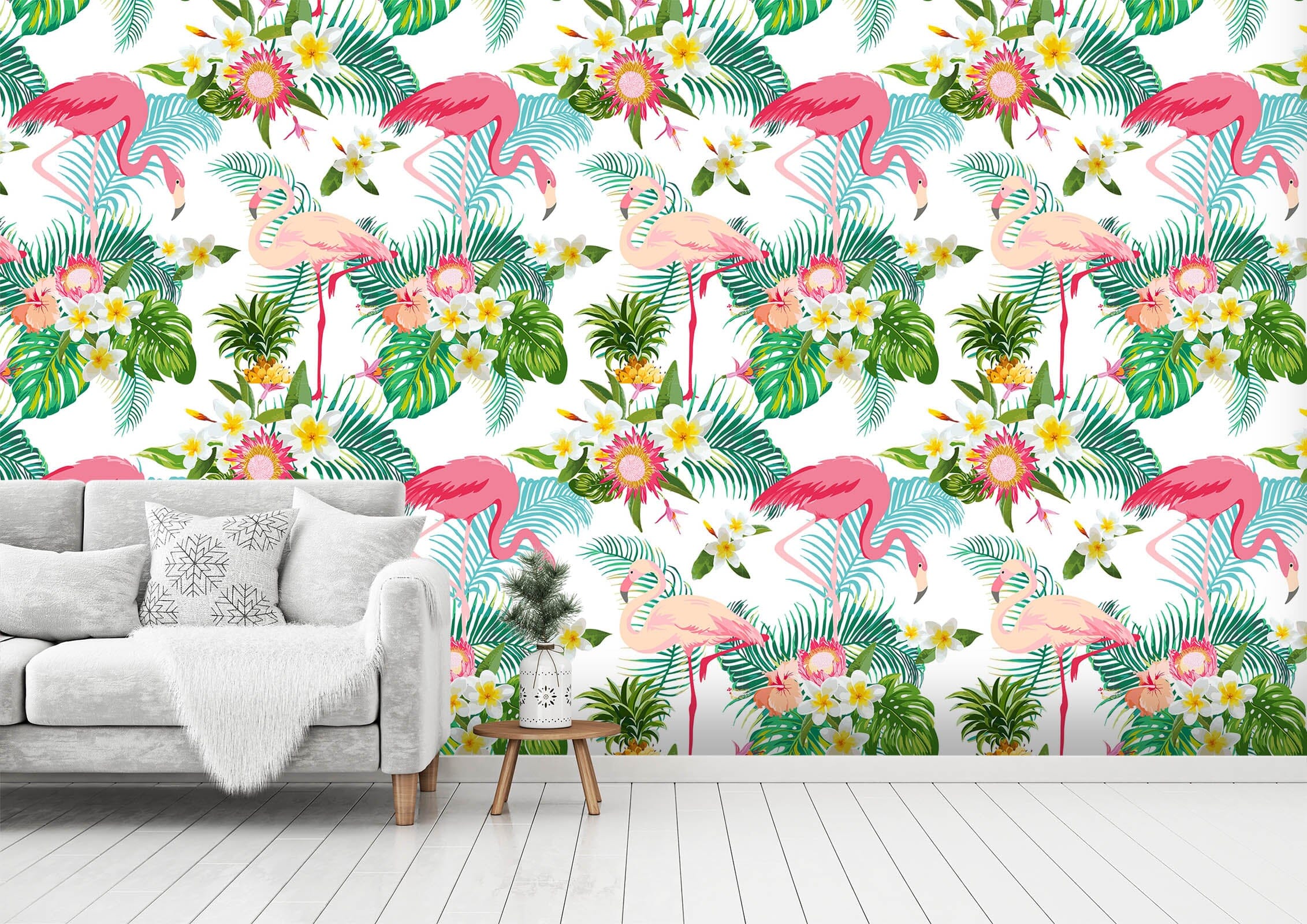 3D Flamingo 1493 Wall Murals Wallpaper AJ Wallpaper 2