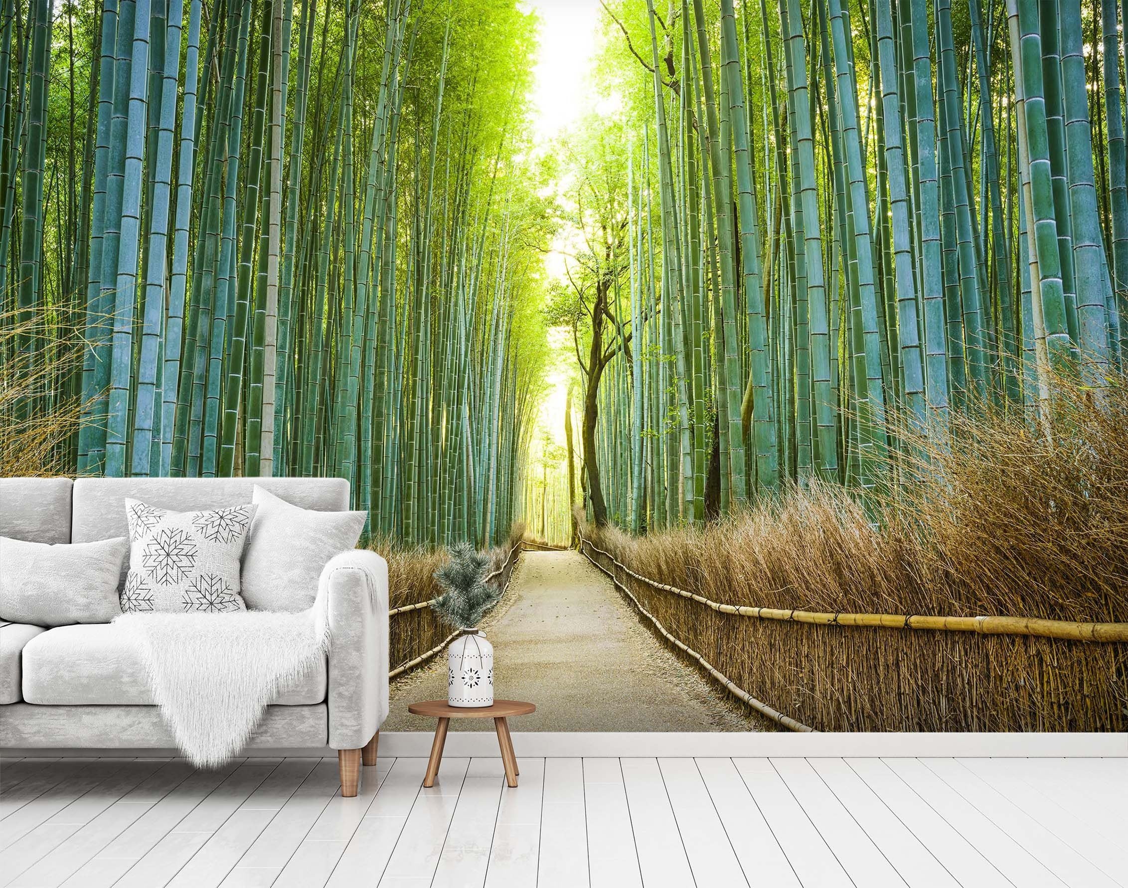 3D Bamboo Forest 1526 Wall Murals Wallpaper AJ Wallpaper 2