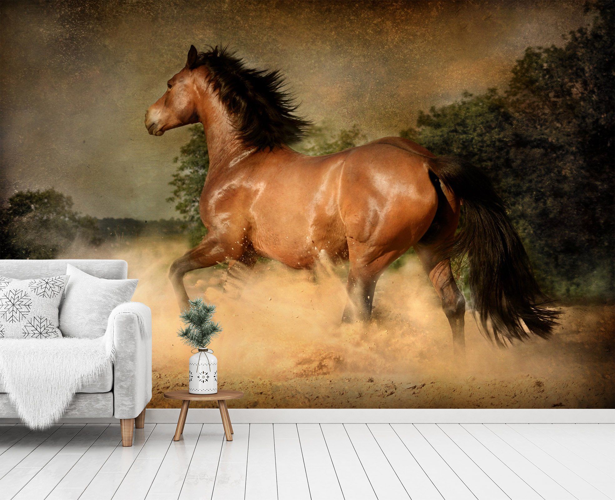 3D Horse Back 214 Wallpaper AJ Wallpaper