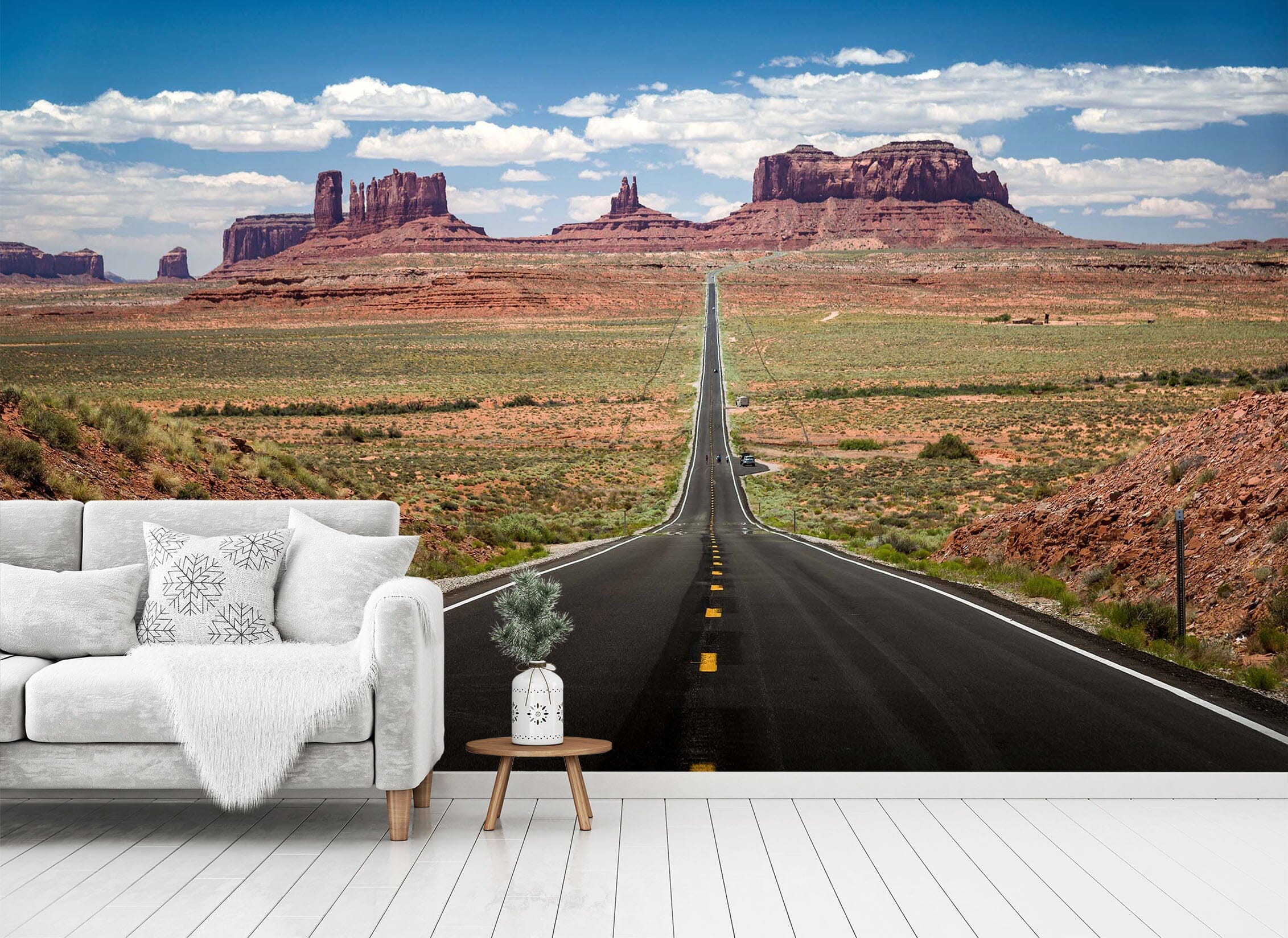 3D Highway Prairie 1469 Wall Murals Wallpaper AJ Wallpaper 2