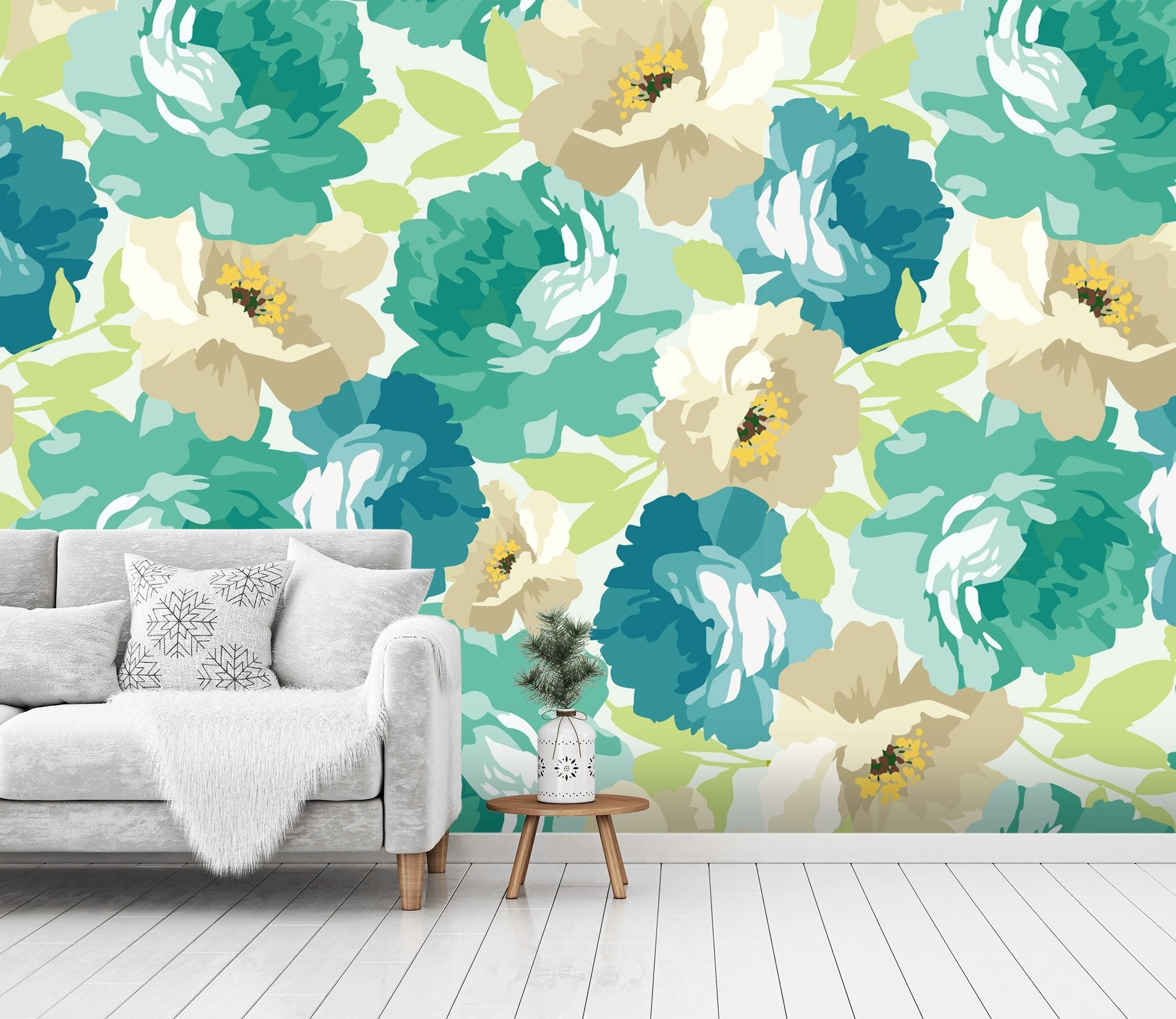 3D Flower Open 017 Wallpaper AJ Wallpaper