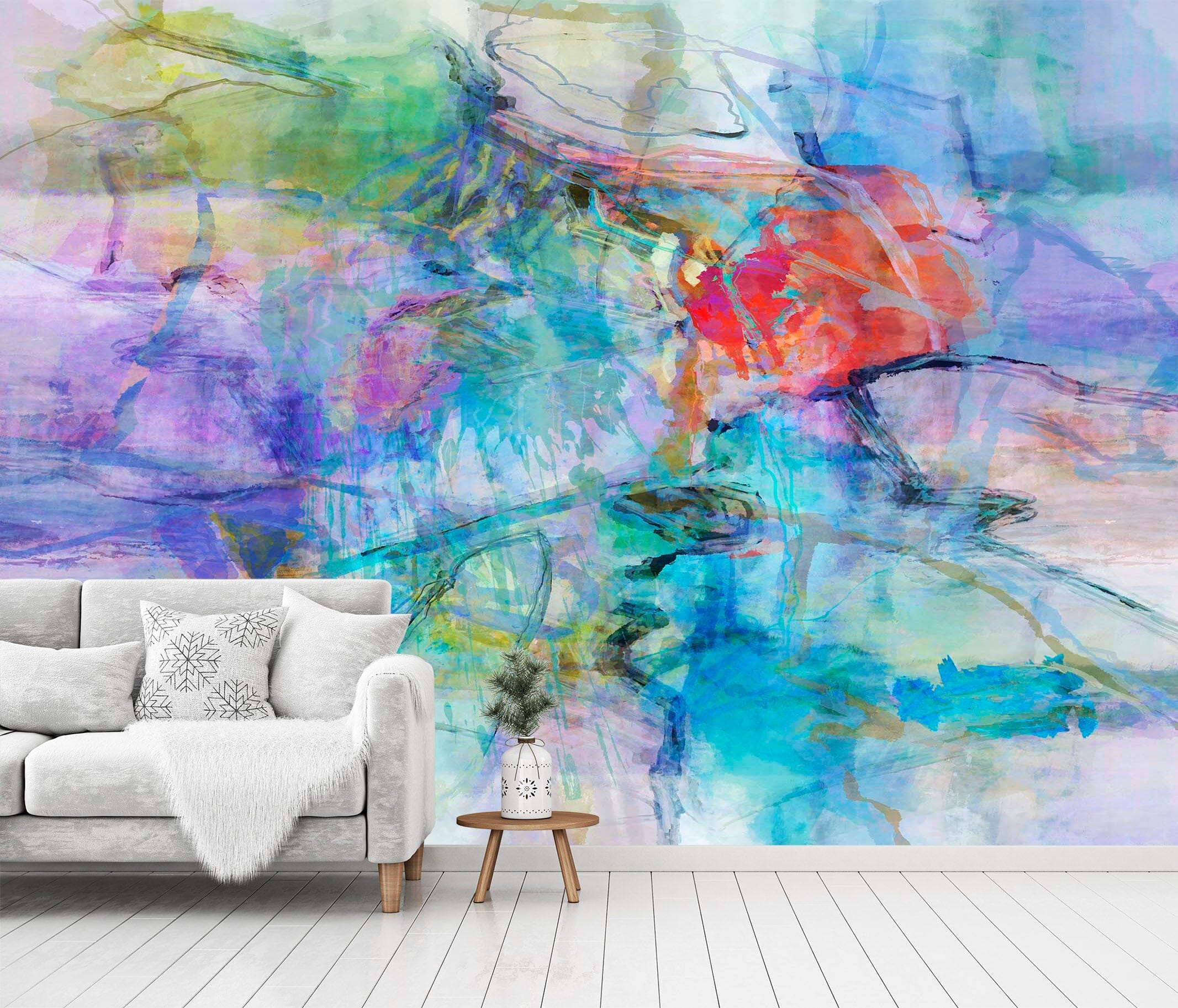 3D Painted Pattern 1521 Michael Tienhaara Wall Mural Wall Murals Wallpaper AJ Wallpaper 2