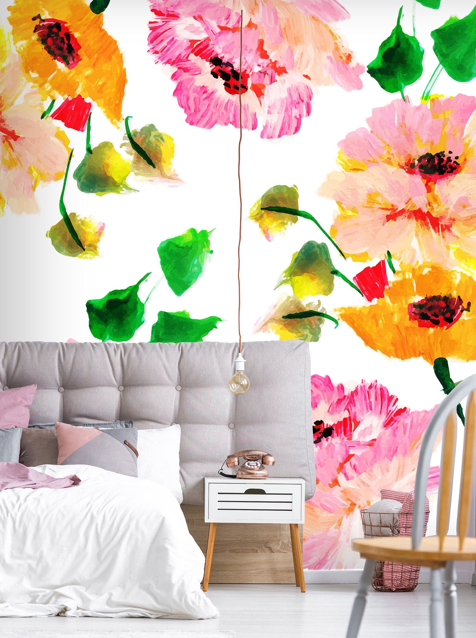 3D Beautiful Flower 011 Wallpaper AJ Wallpaper