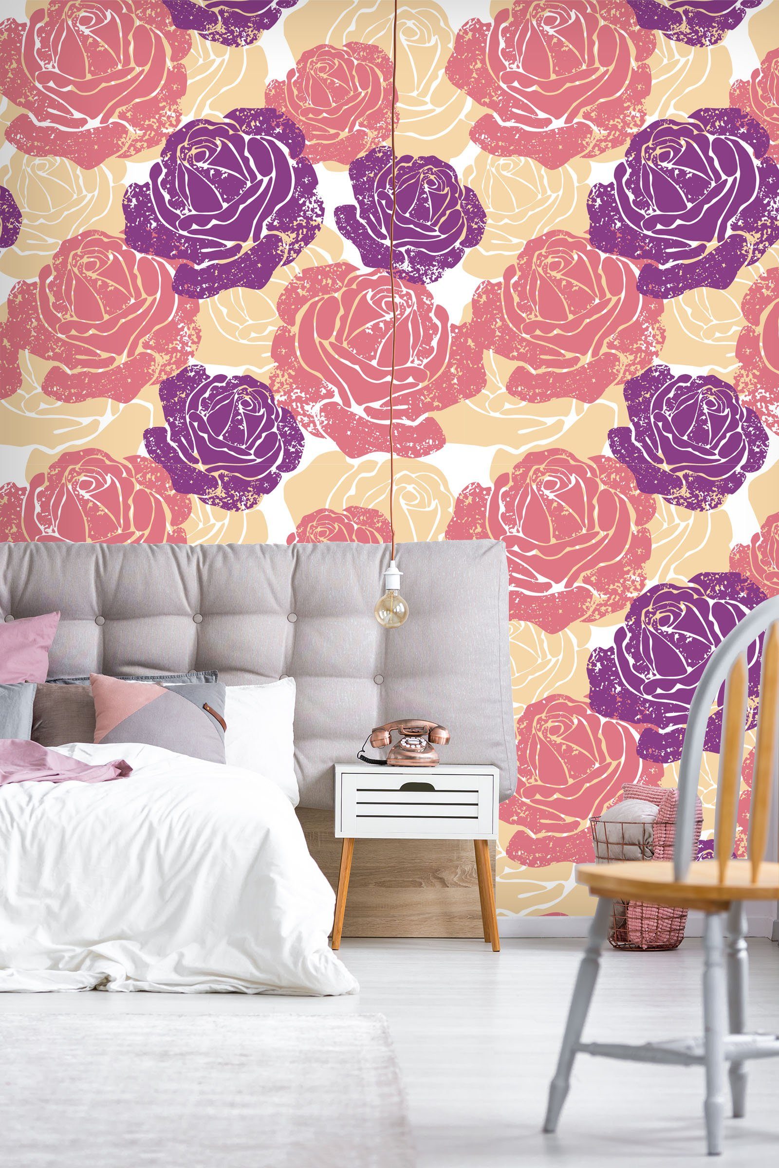 3D Graffiti Paint Flower 586 Wallpaper AJ Wallpaper