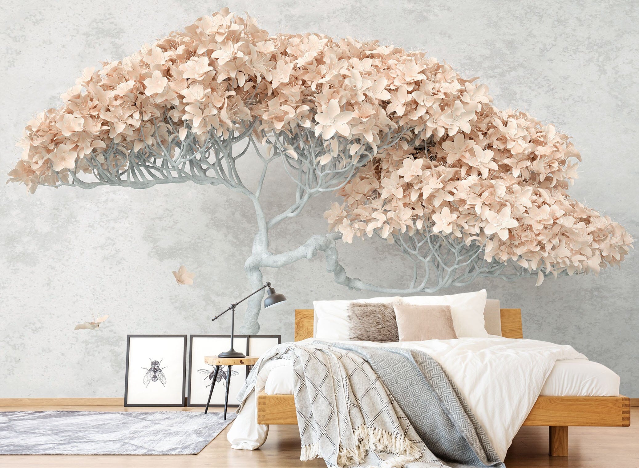 3D Carving Tree 117 Wall Murals Wallpaper AJ Wallpaper 2