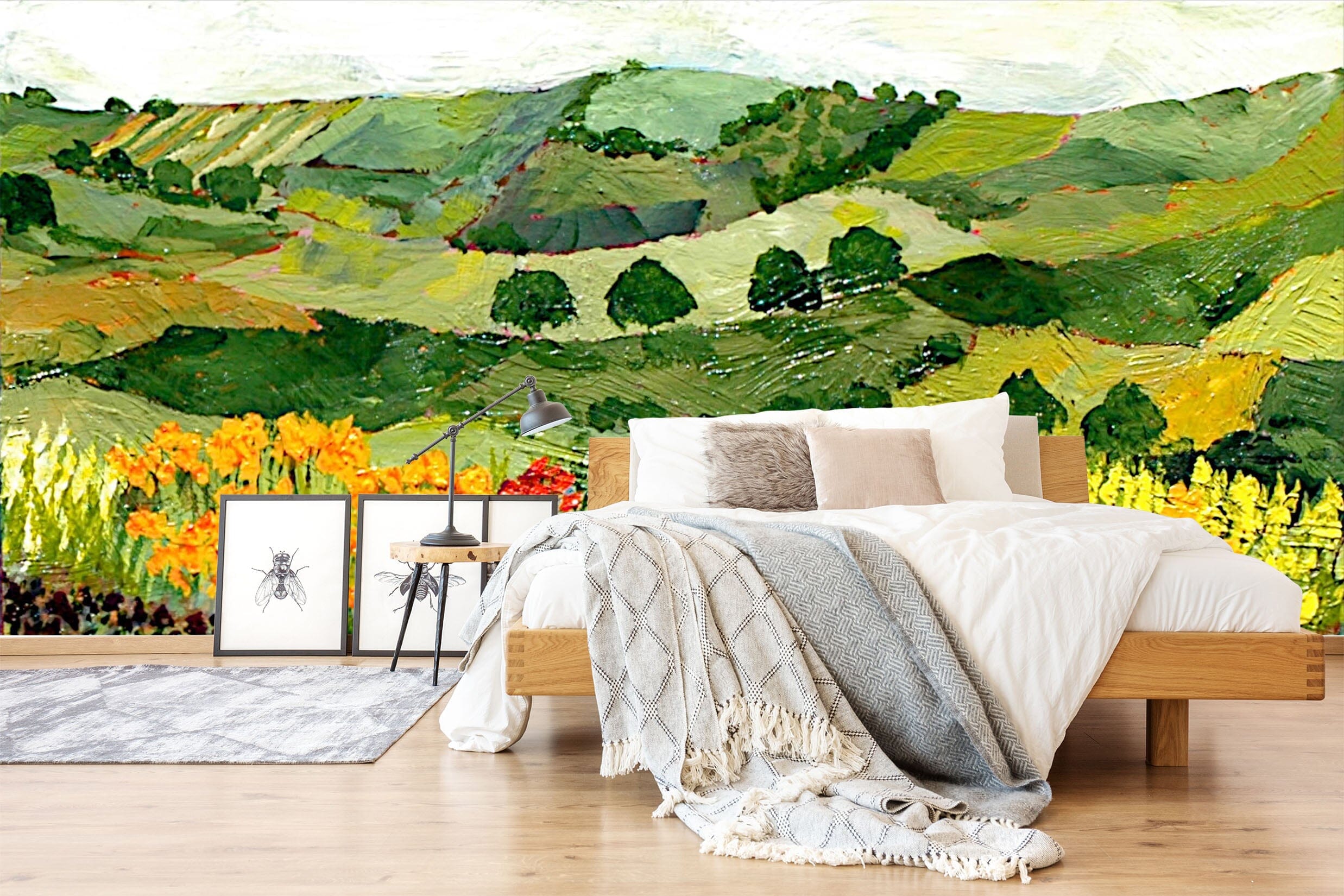 3D Colorful Garden 128 Allan P. Friedlander Wall Mural Wall Murals Wallpaper AJ Wallpaper 2