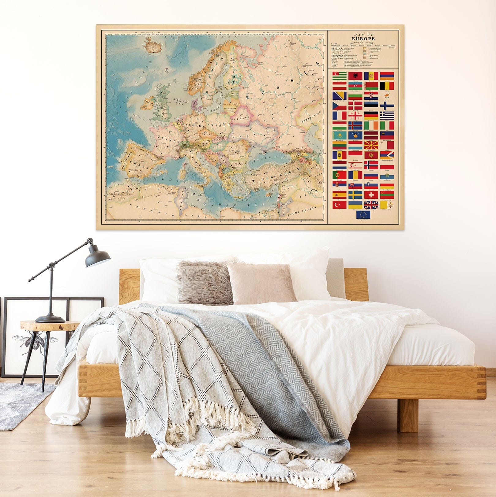 3D Sea Coastline 107 World Map Wall Sticker Wallpaper AJ Wallpaper 2