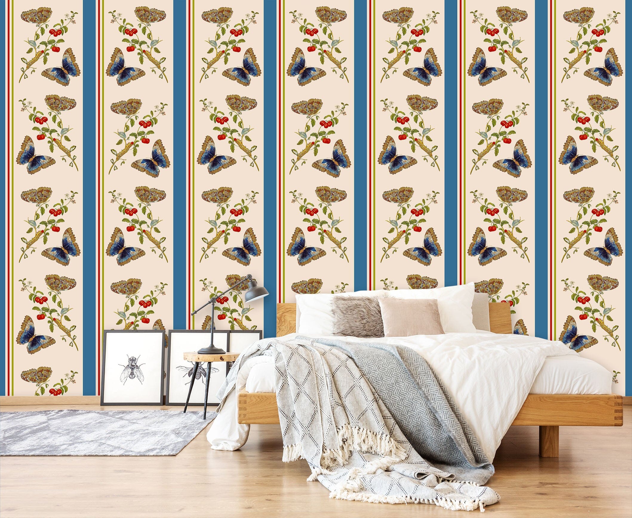 3D Butterfly Flying 166 Uta Naumann Wall Mural Wall Murals Wallpaper AJ Wallpaper 2