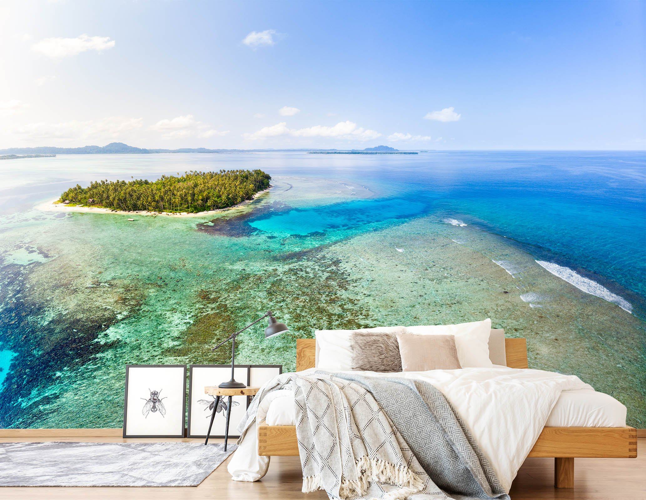 3D Beautiful Sea View 45 Wall Murals Wallpaper AJ Wallpaper 2