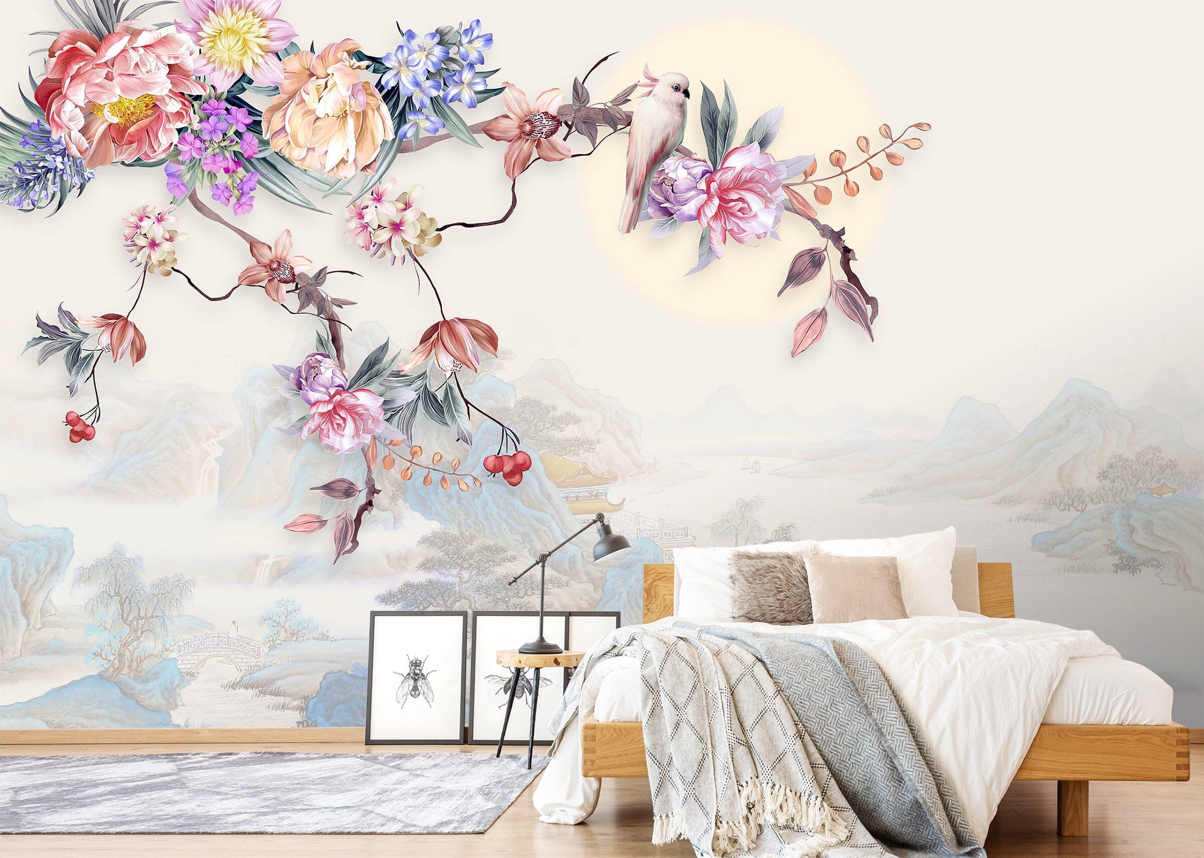 3D Rose Flower 1613 Wall Murals Wallpaper AJ Wallpaper 2