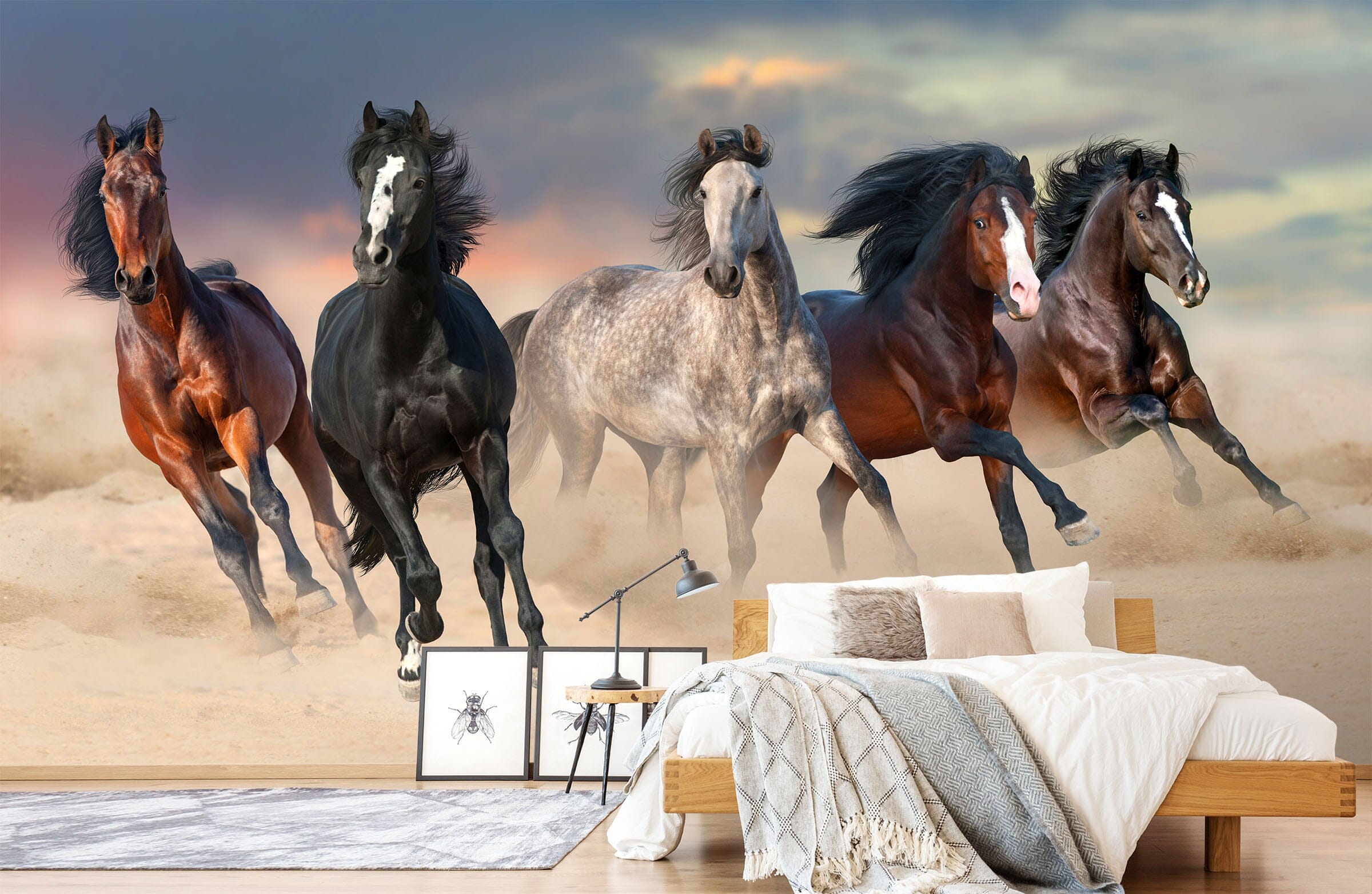 3D Dust Horse 449 Wall Murals Wallpaper AJ Wallpaper 2