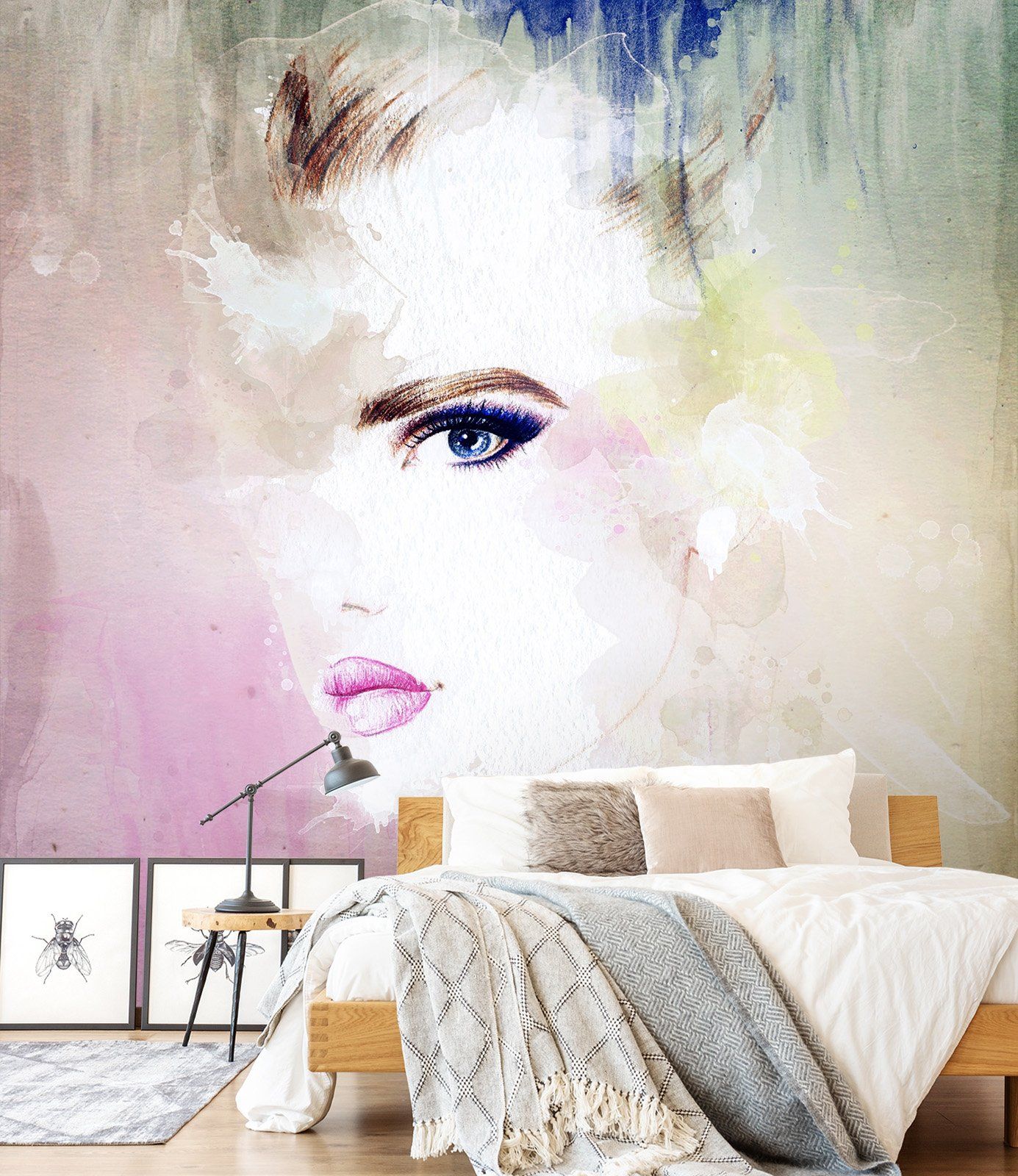 3D Beautiful Woman 124 Wall Murals Wallpaper AJ Wallpaper 2