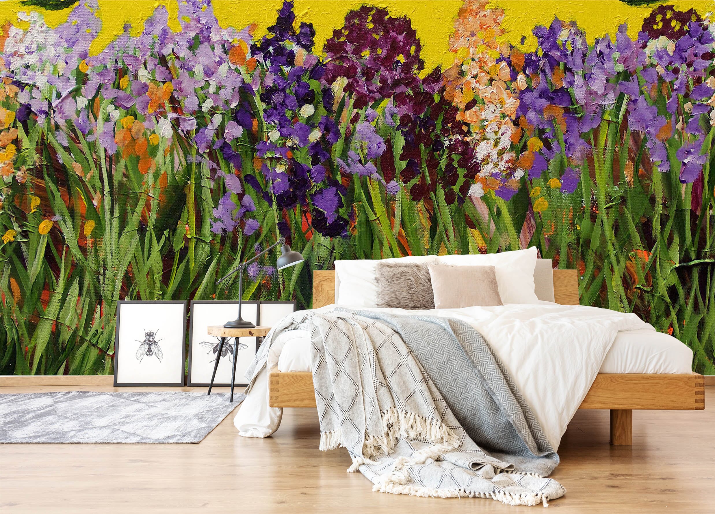 3D Purple Lavender 237 Allan P. Friedlander Wall Mural Wall Murals Wallpaper AJ Wallpaper 2