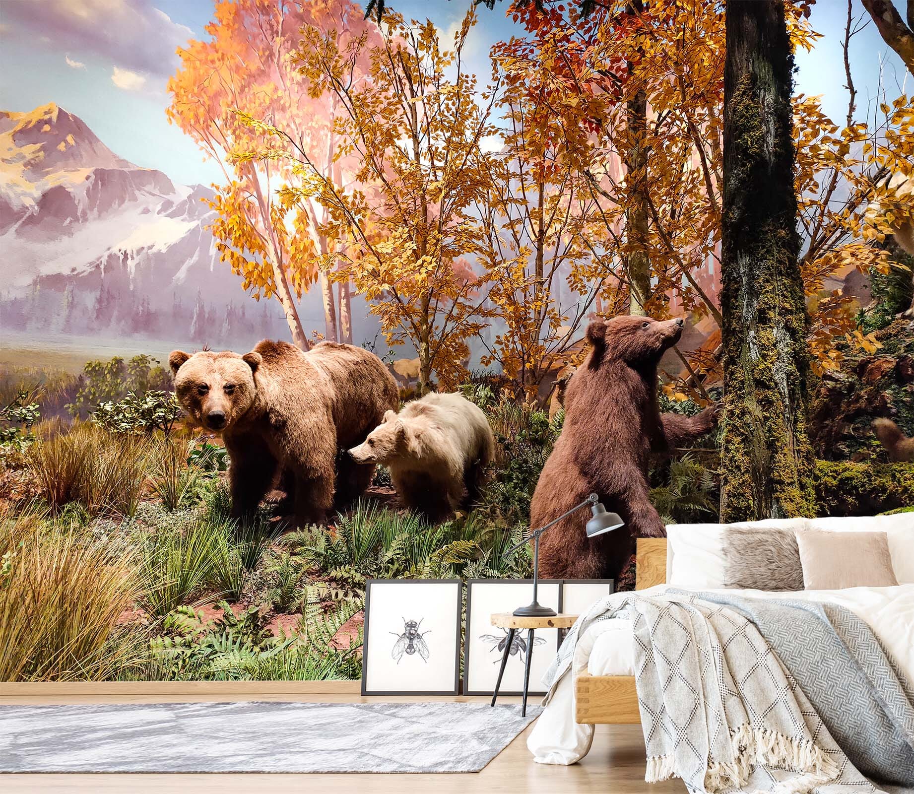 3D Violent Bear 424 Wall Murals Wallpaper AJ Wallpaper 2