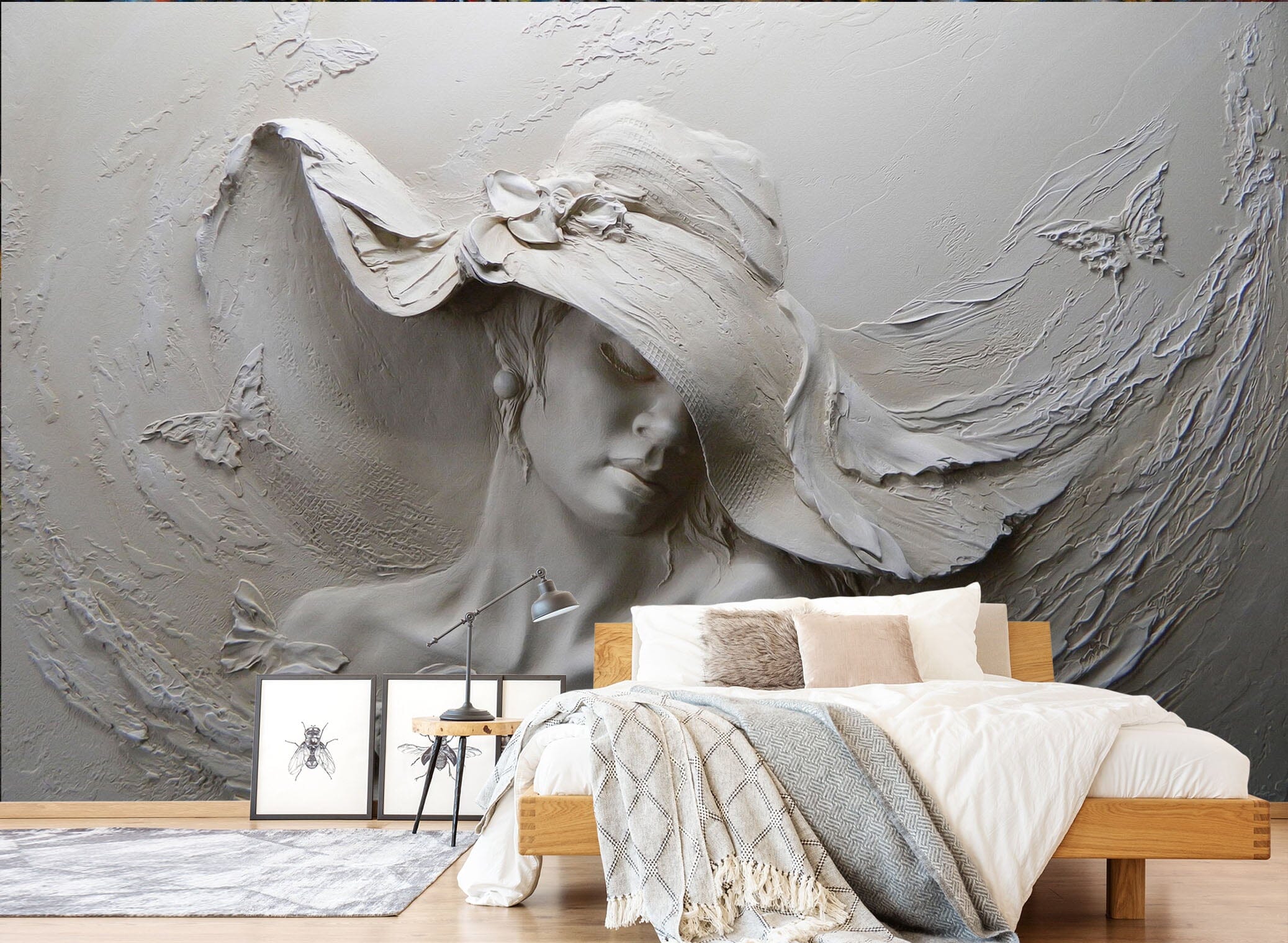 3D Sculpture Woman 110 Wall Murals Wallpaper AJ Wallpaper 2