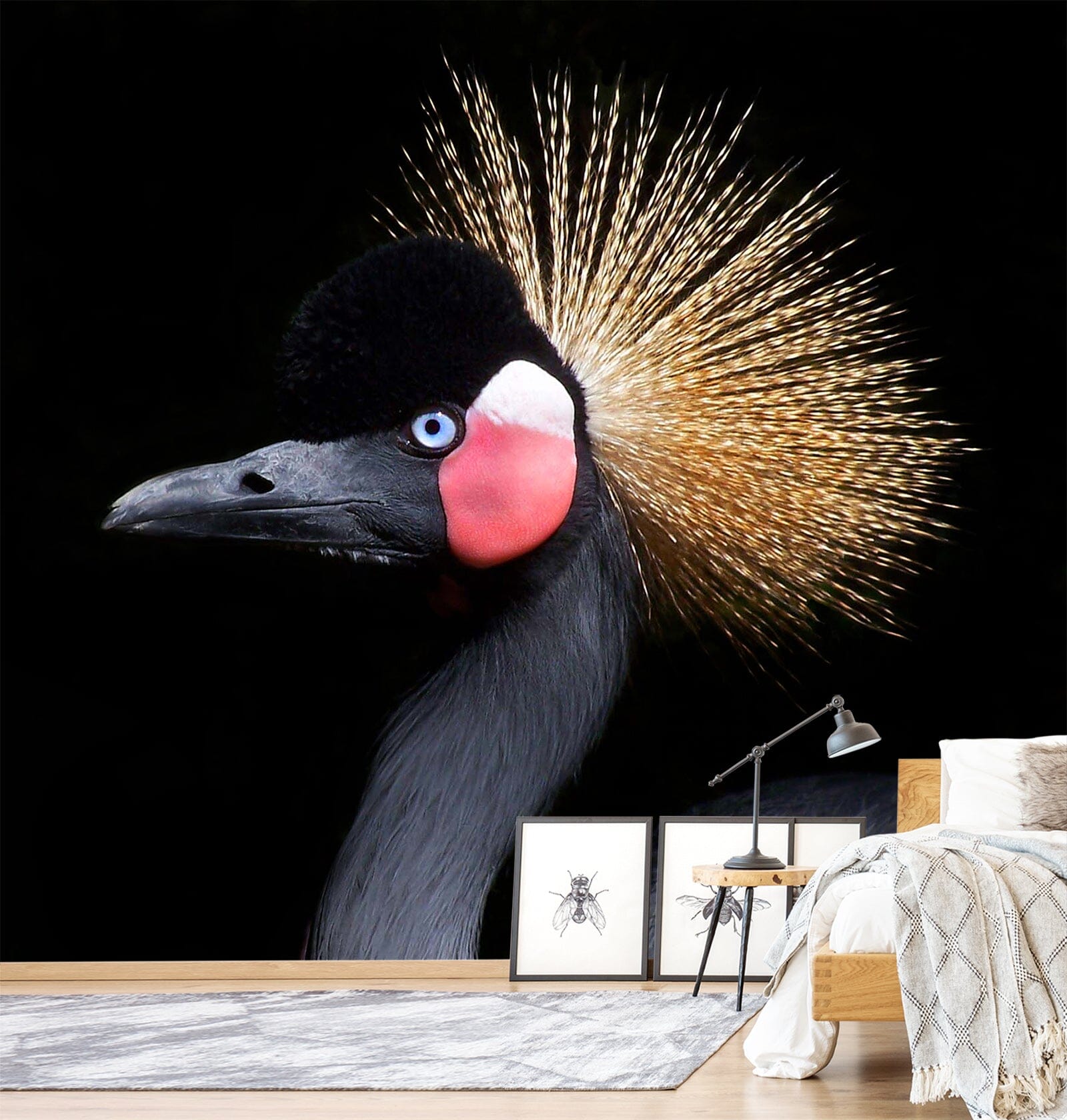 3D Crown Crane 447 Wall Murals Wallpaper AJ Wallpaper 2