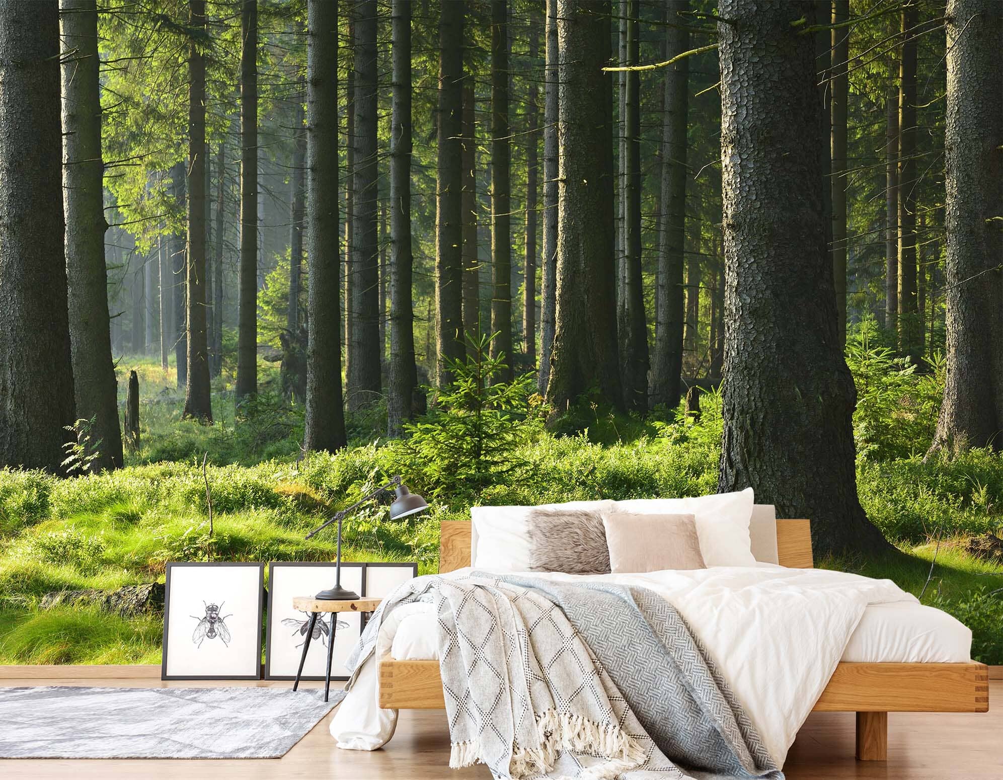 3D Forest Green Grass 064 Wall Murals Wallpaper AJ Wallpaper 2