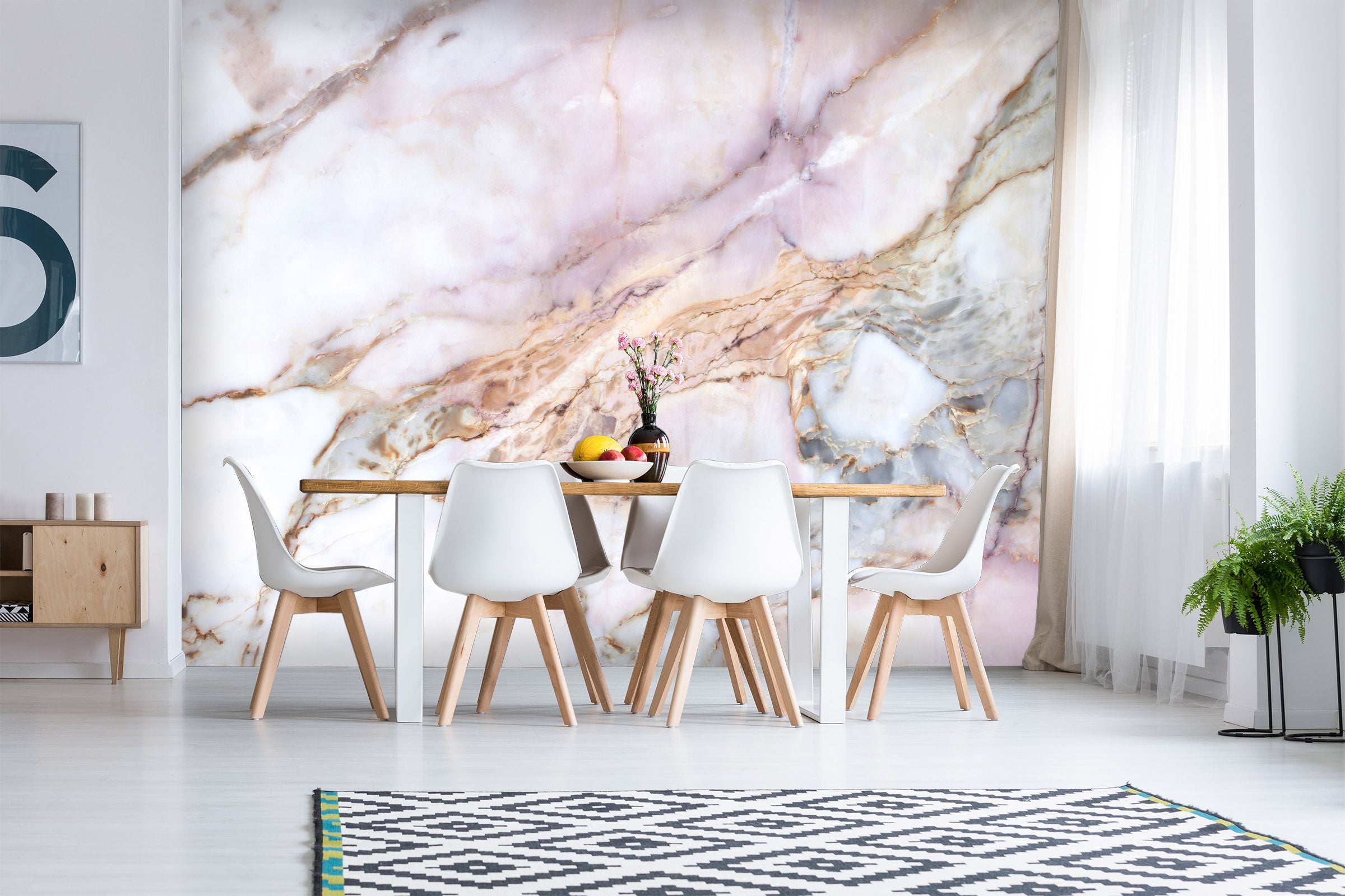 3D Light Marbling Texture 025 Wall Murals