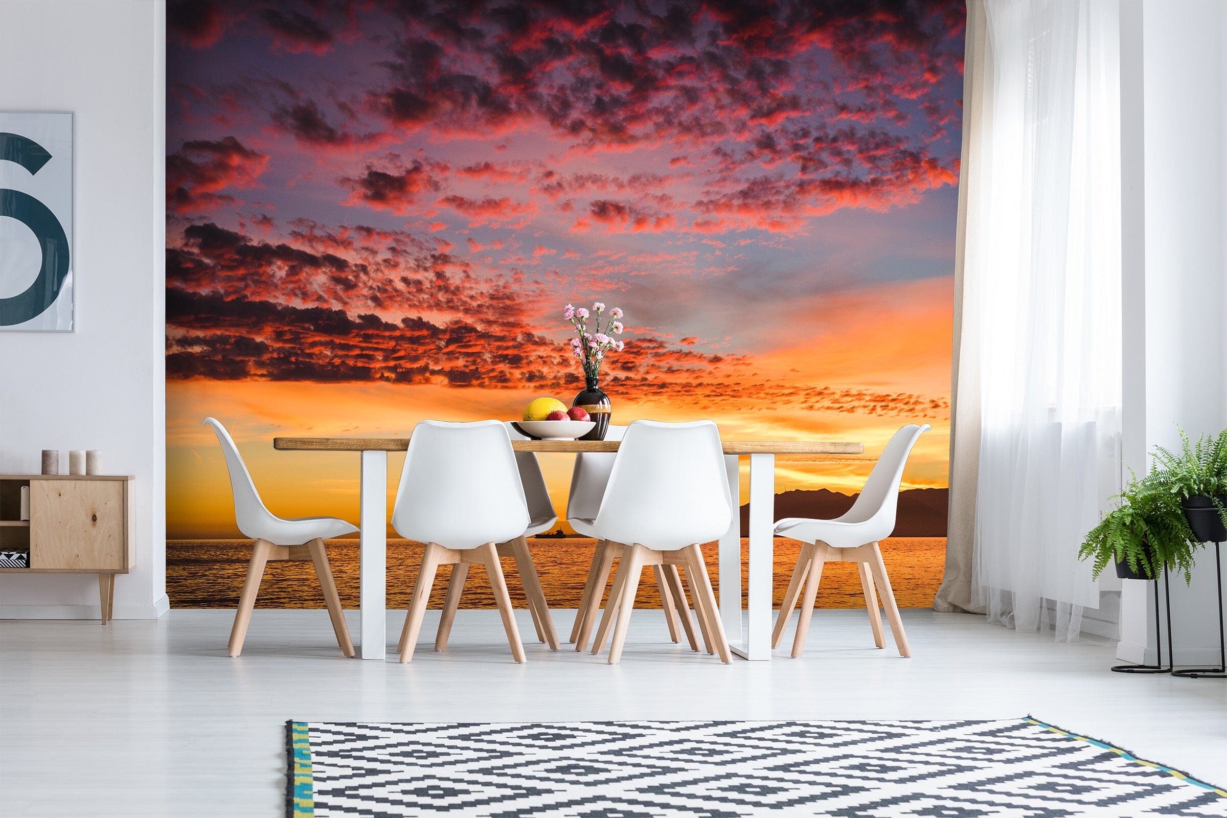 3D Sunset Dusk Sea 82 Wall Murals Wallpaper AJ Wallpaper 2