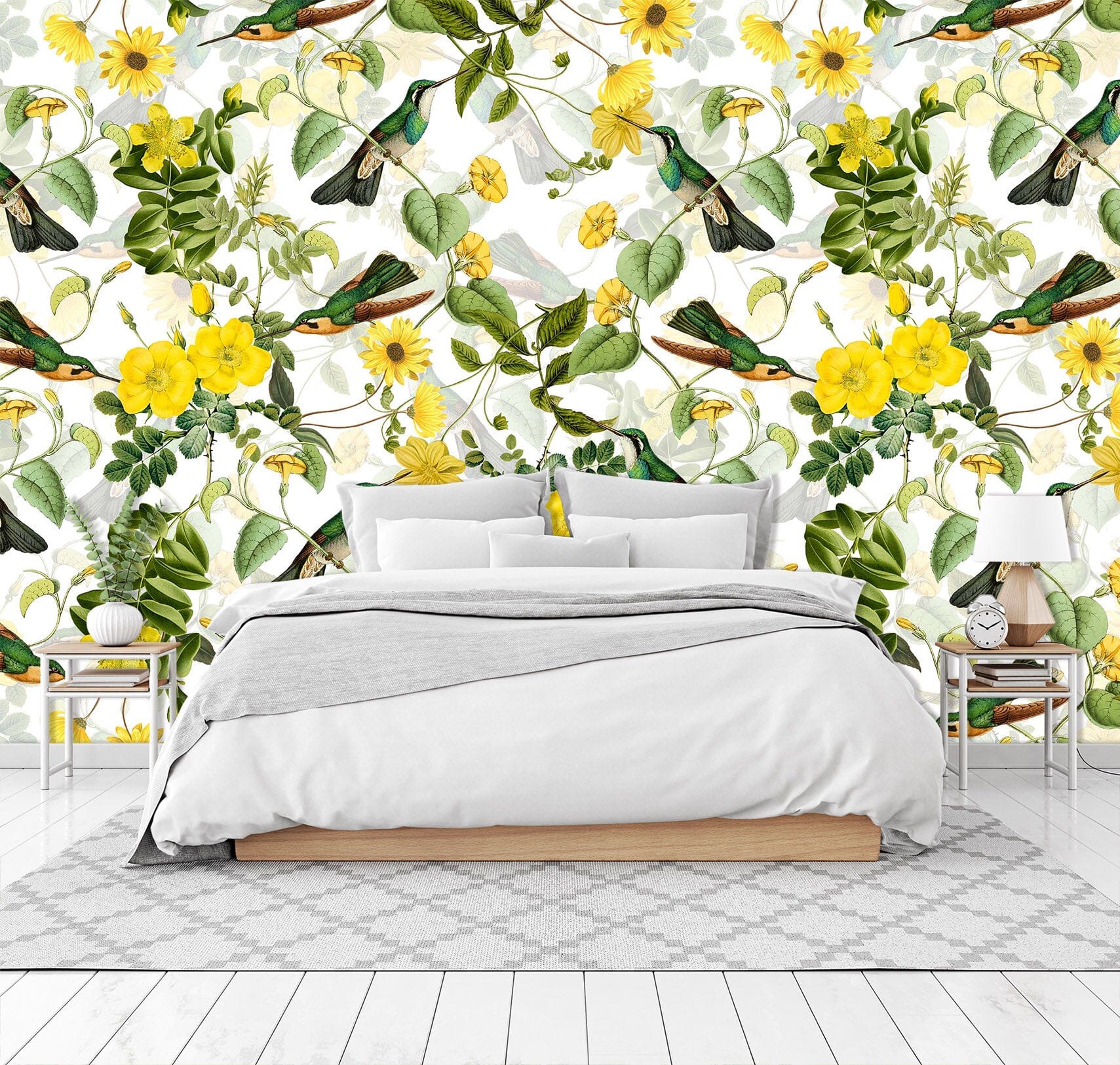 3D Yellow Flowers 165 Uta Naumann Wall Mural Wall Murals Wallpaper AJ Wallpaper 2