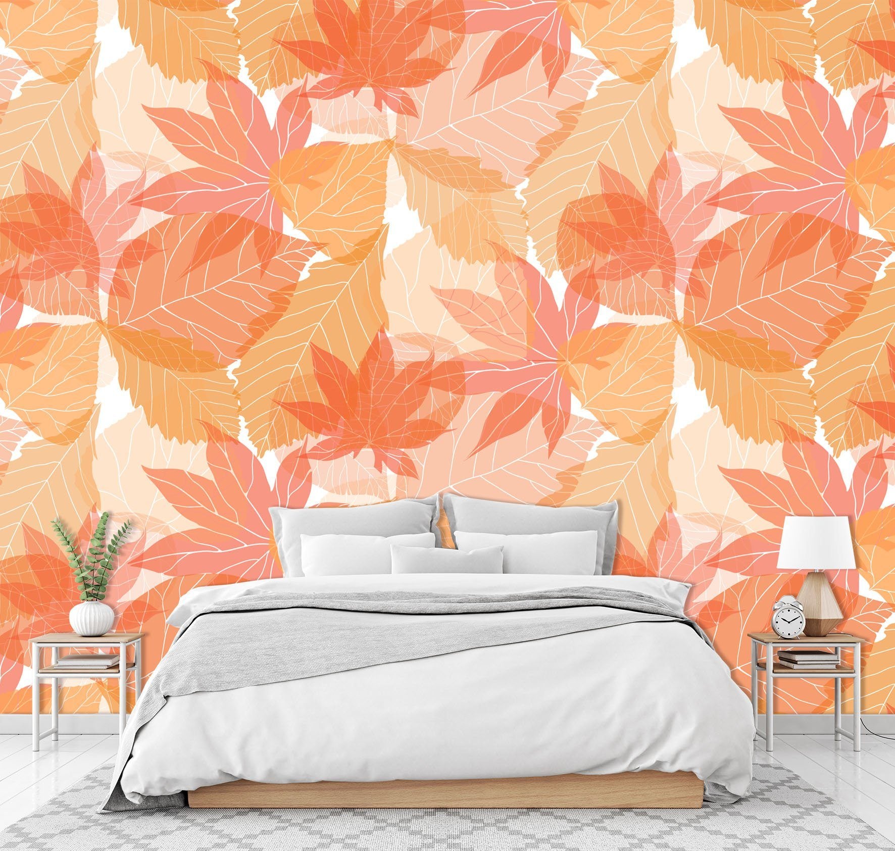 3D Maple Leaf 034 Wallpaper AJ Wallpaper