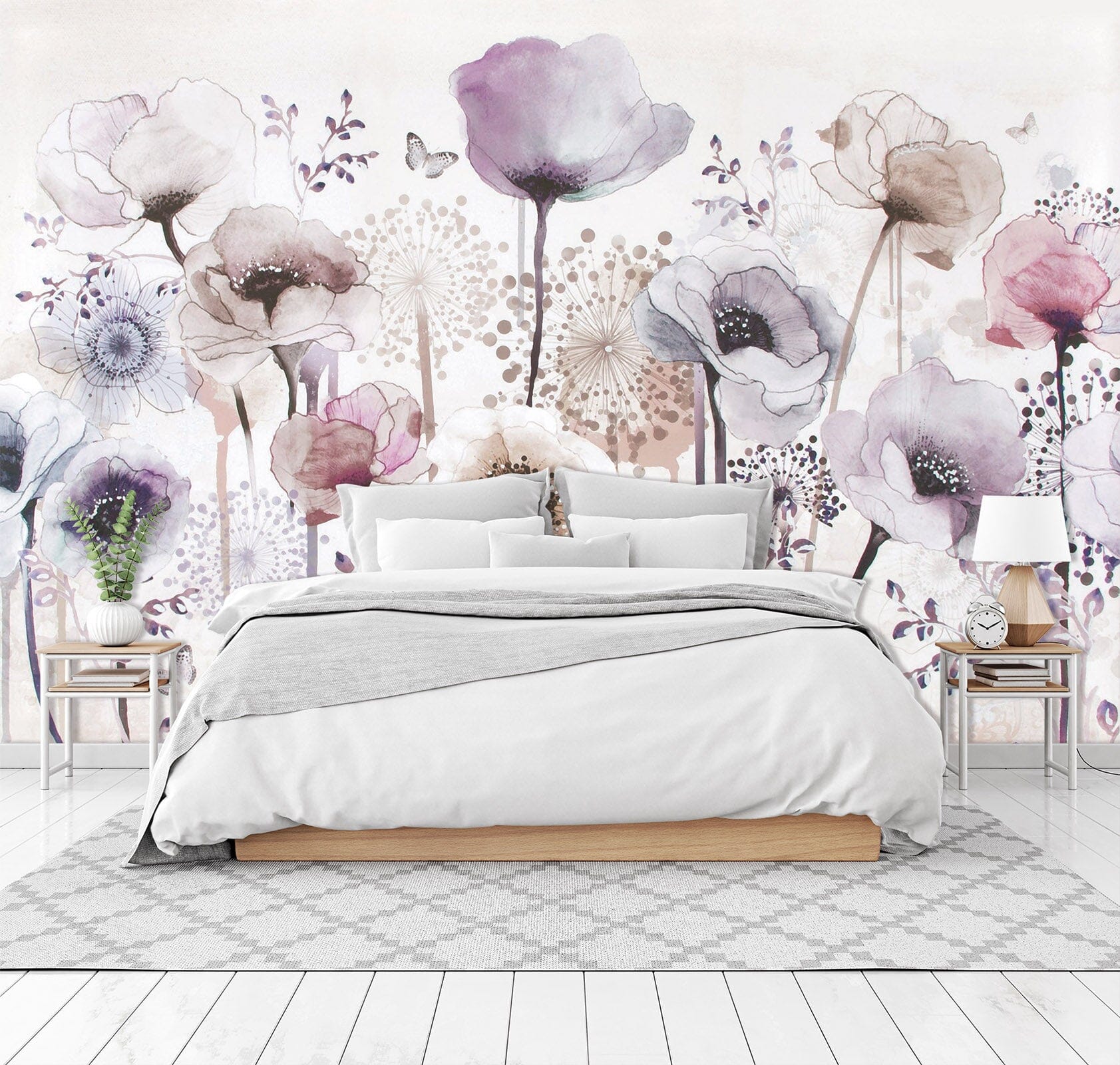 3D Fragrant Butterfly 101 Wall Murals Wallpaper AJ Wallpaper 2