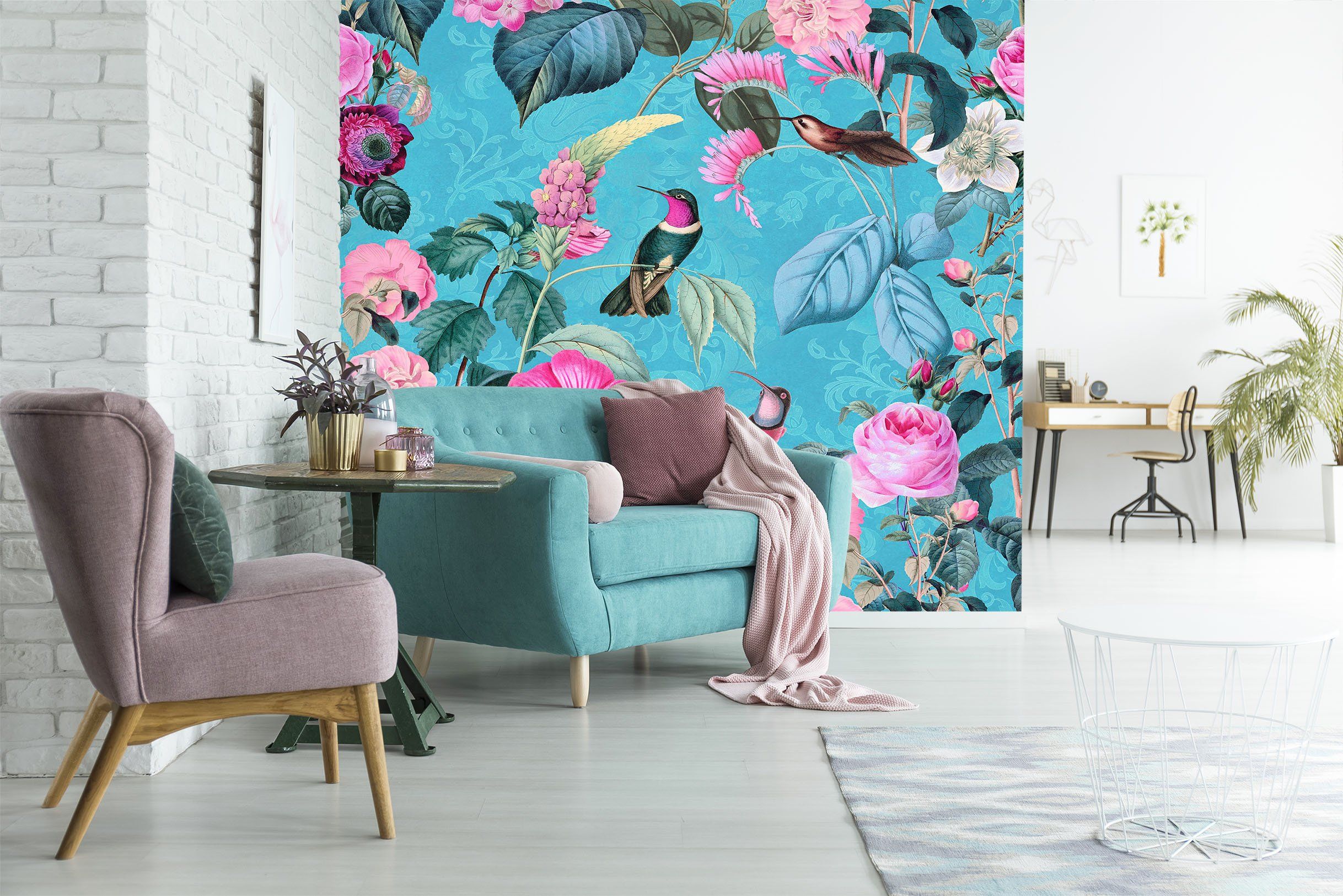 3D Bird Forest 1414 Andrea haase Wall Mural Wall Murals Wallpaper AJ Wallpaper 2