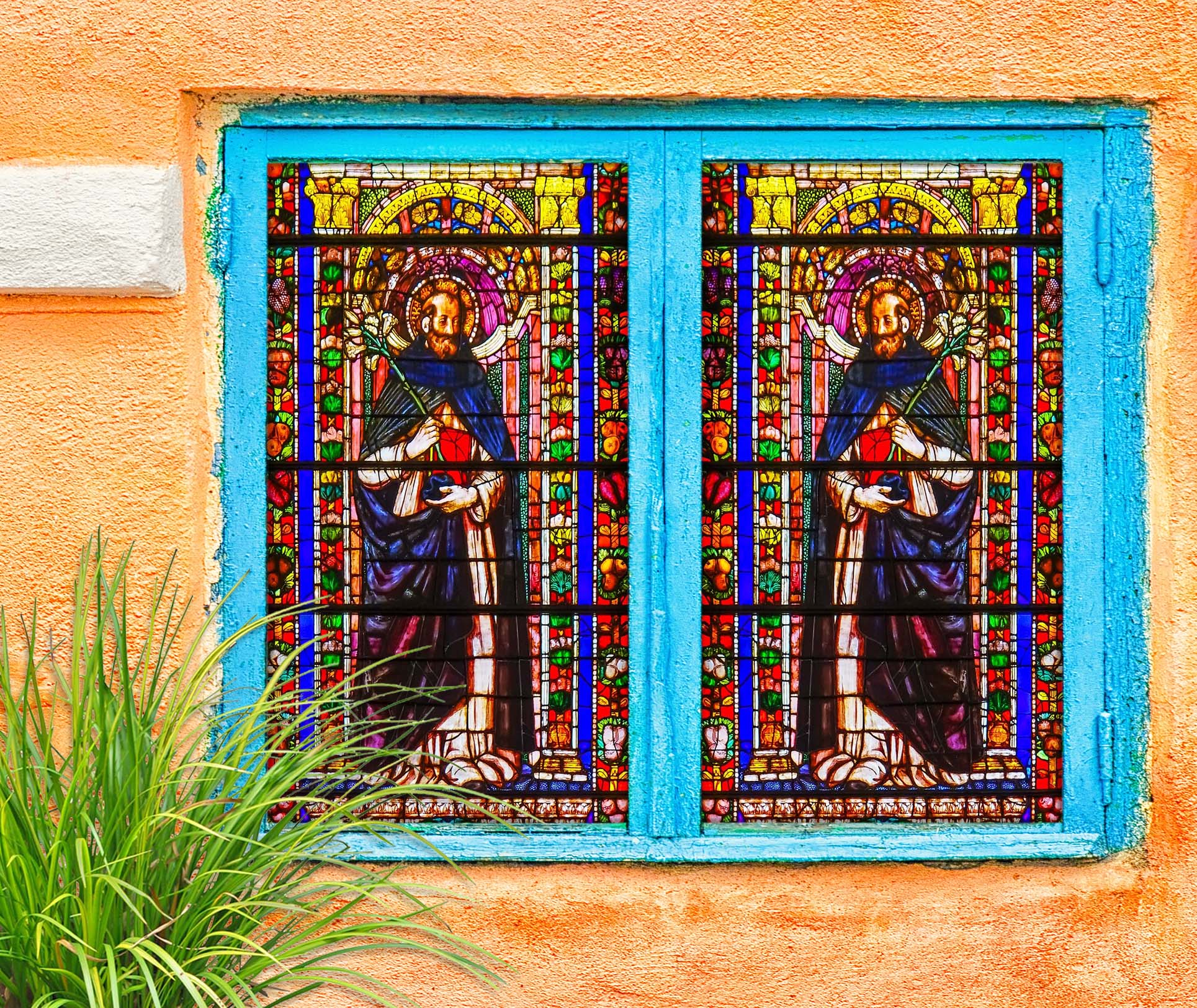 3D Believer Flower 140 Window Film Print Sticker Cling Stained Glass UV Block