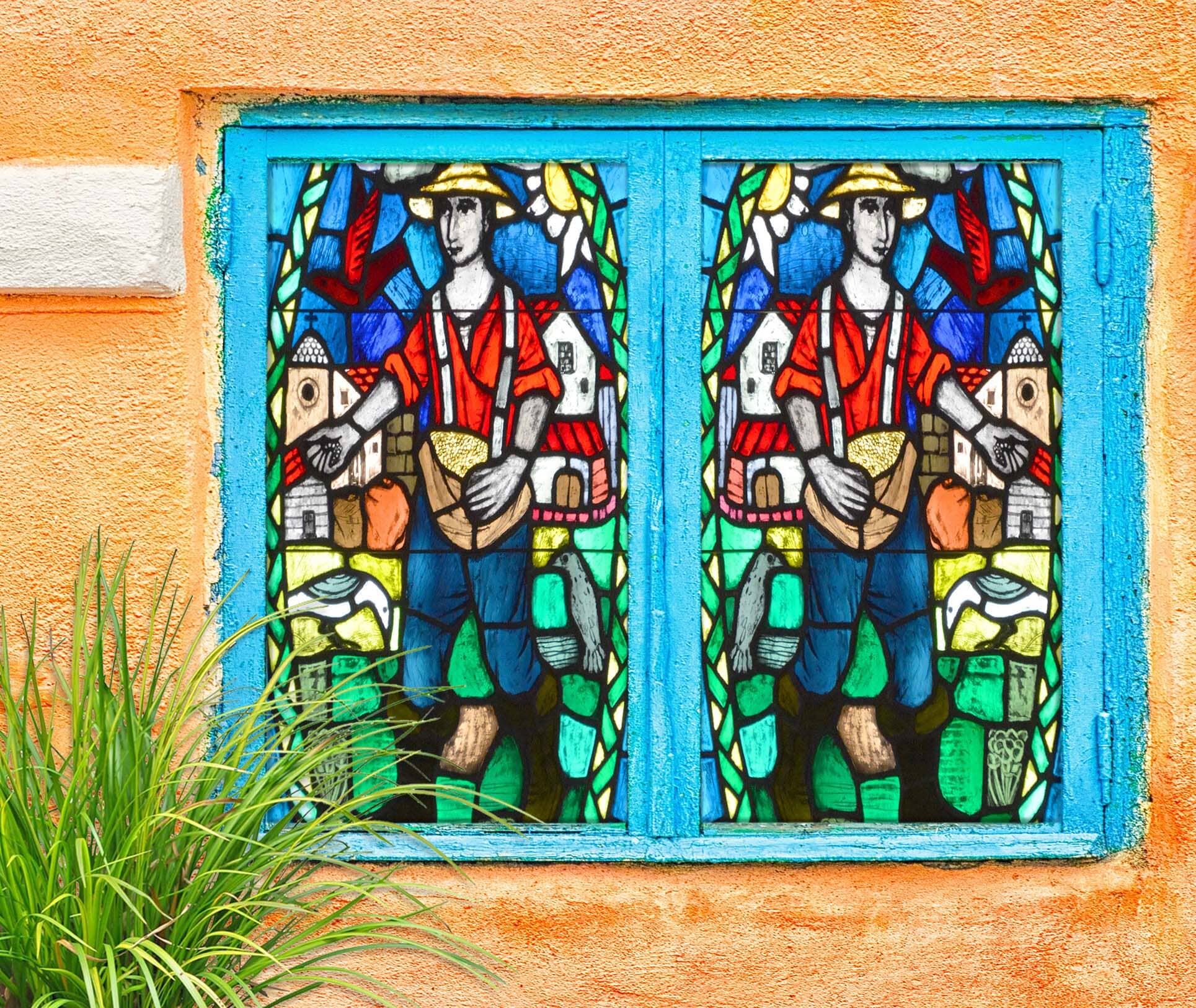 3D Planting Seeds 170 Window Film Print Sticker Cling Stained Glass UV Block Wallpaper AJ Wallpaper 2