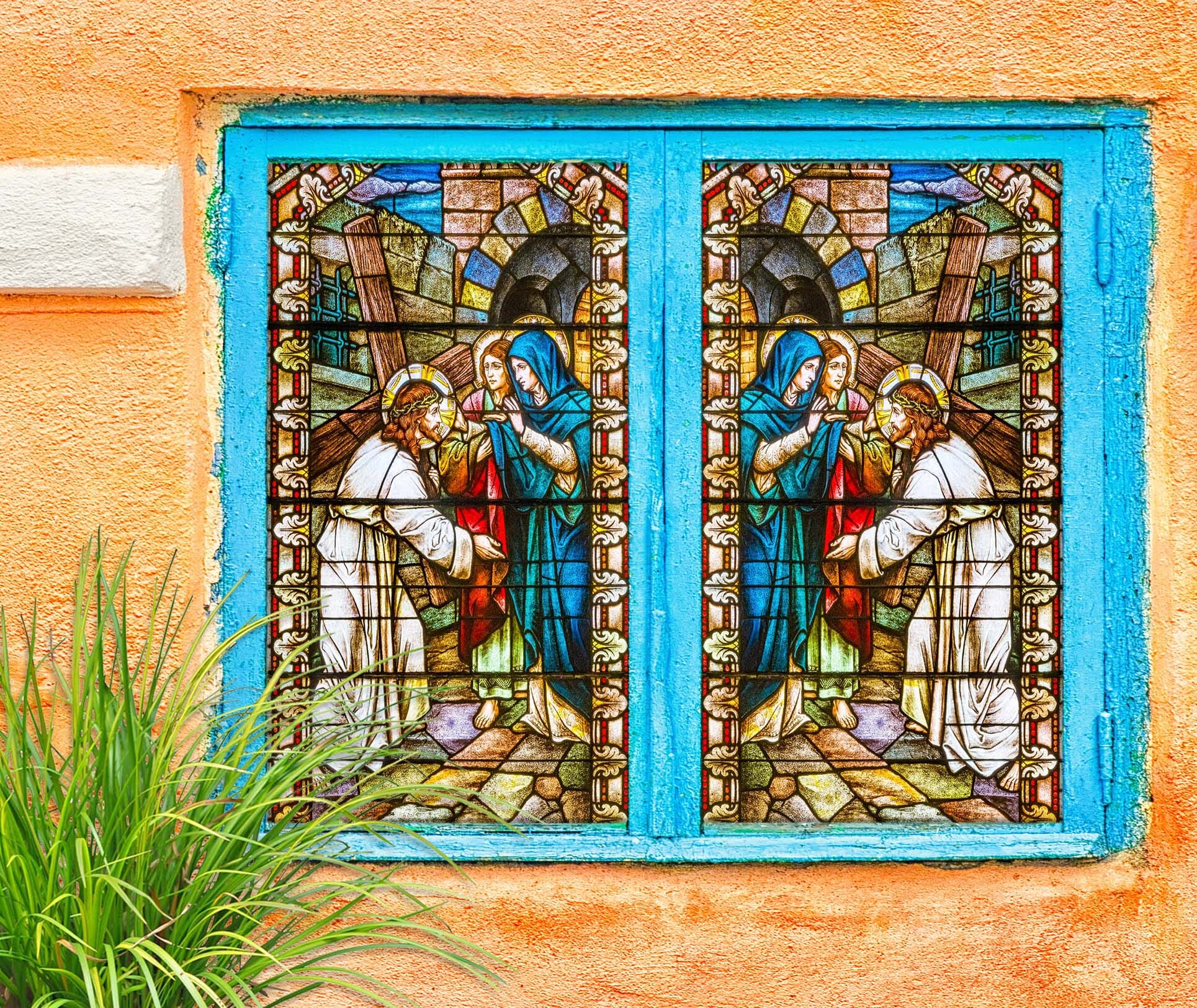 3D Christian Holy Father 238 Window Film Print Sticker Cling Stained Glass UV Block Wallpaper AJ Wallpaper 2