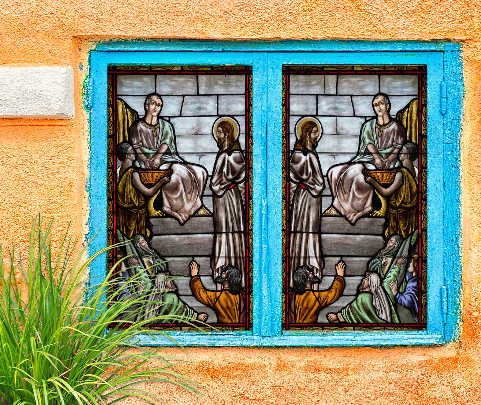 3D Believer Offering 178 Window Film Print Sticker Cling Stained Glass UV Block