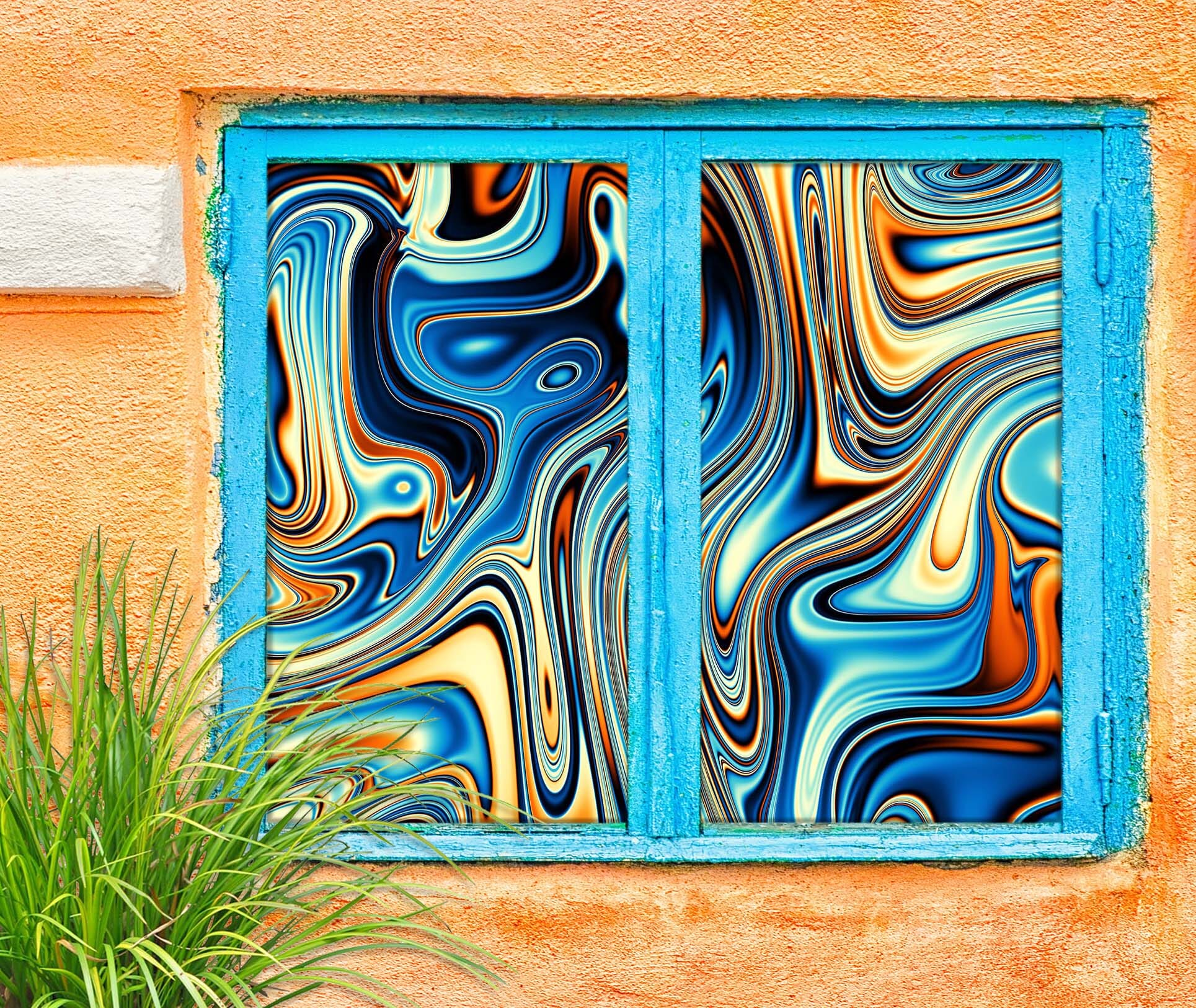 3D Artistic Pattern 370 Window Film Print Sticker Cling Stained Glass UV Block Wallpaper AJ Wallpaper 2