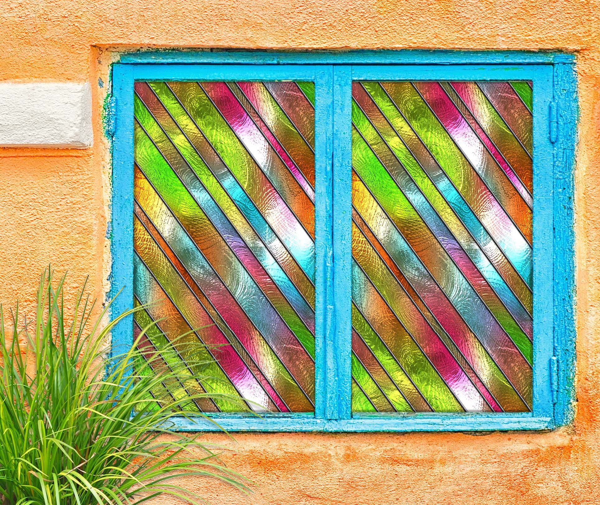 3D Twill Drill 440 Window Film Print Sticker Cling Stained Glass UV Block Wallpaper AJ Wallpaper 2