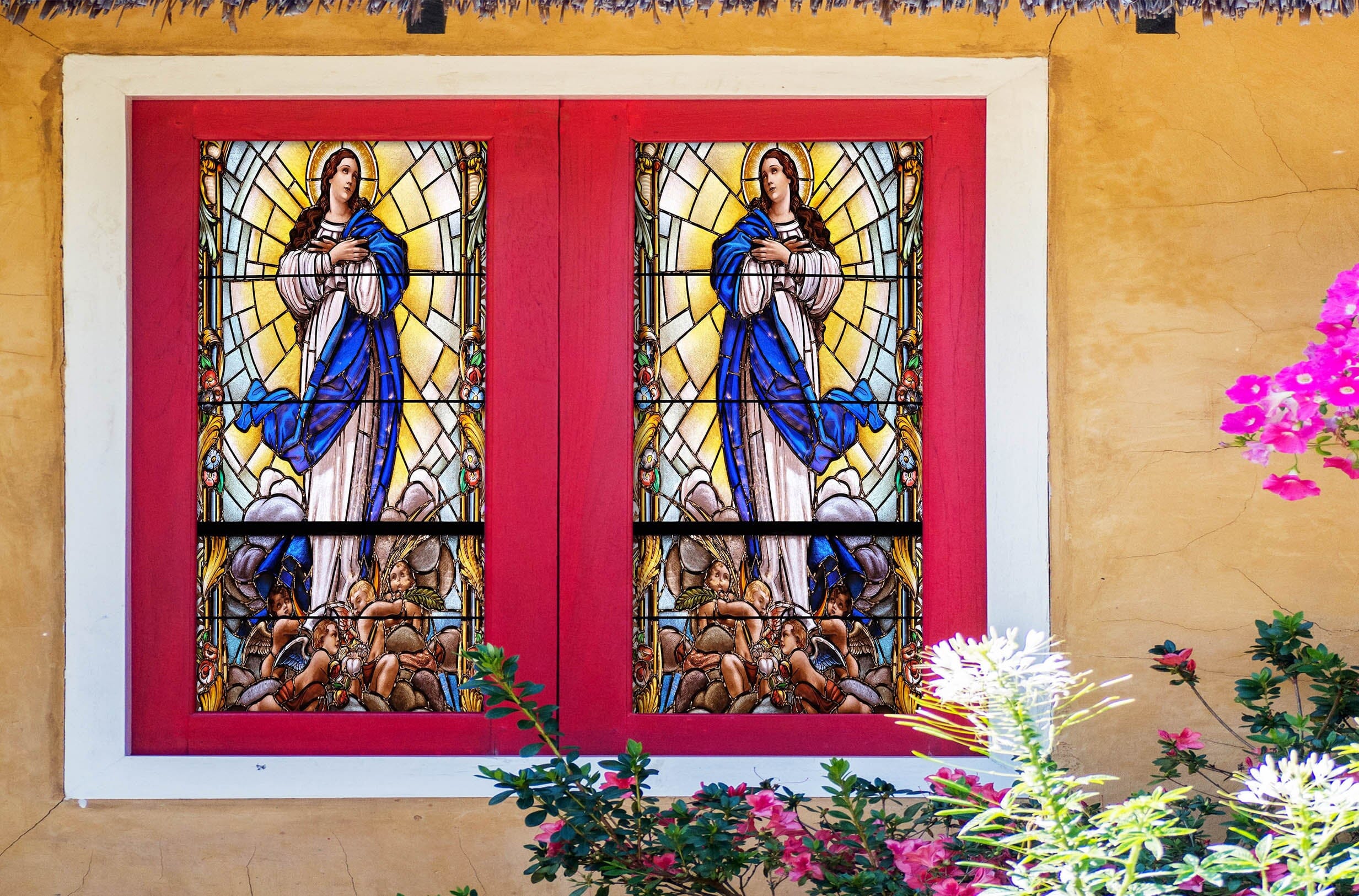 3D Saint Light 176 Window Film Print Sticker Cling Stained Glass UV Block Wallpaper AJ Wallpaper 2