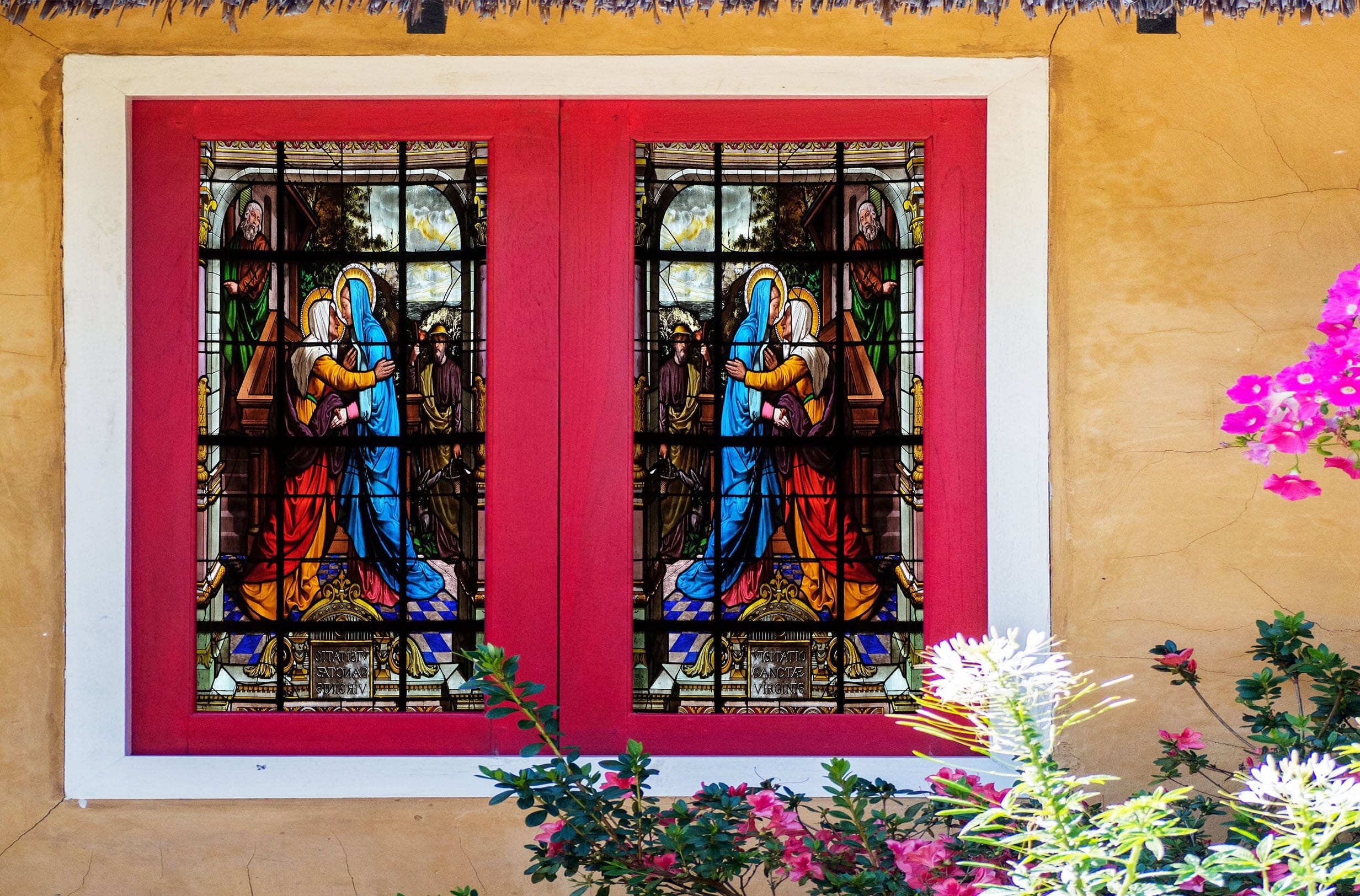 3D Nun Ceremony 210 Window Film Print Sticker Cling Stained Glass UV Block Wallpaper AJ Wallpaper 2