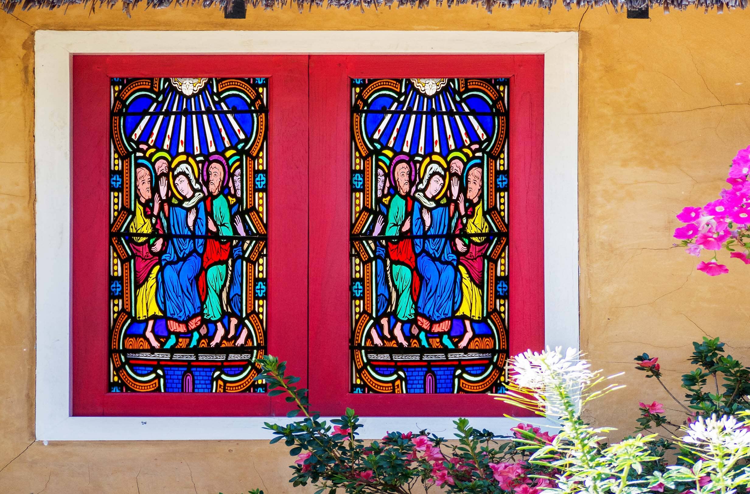 3D Religious Prayer 451 Window Film Print Sticker Cling Stained Glass UV Block Wallpaper AJ Wallpaper 2