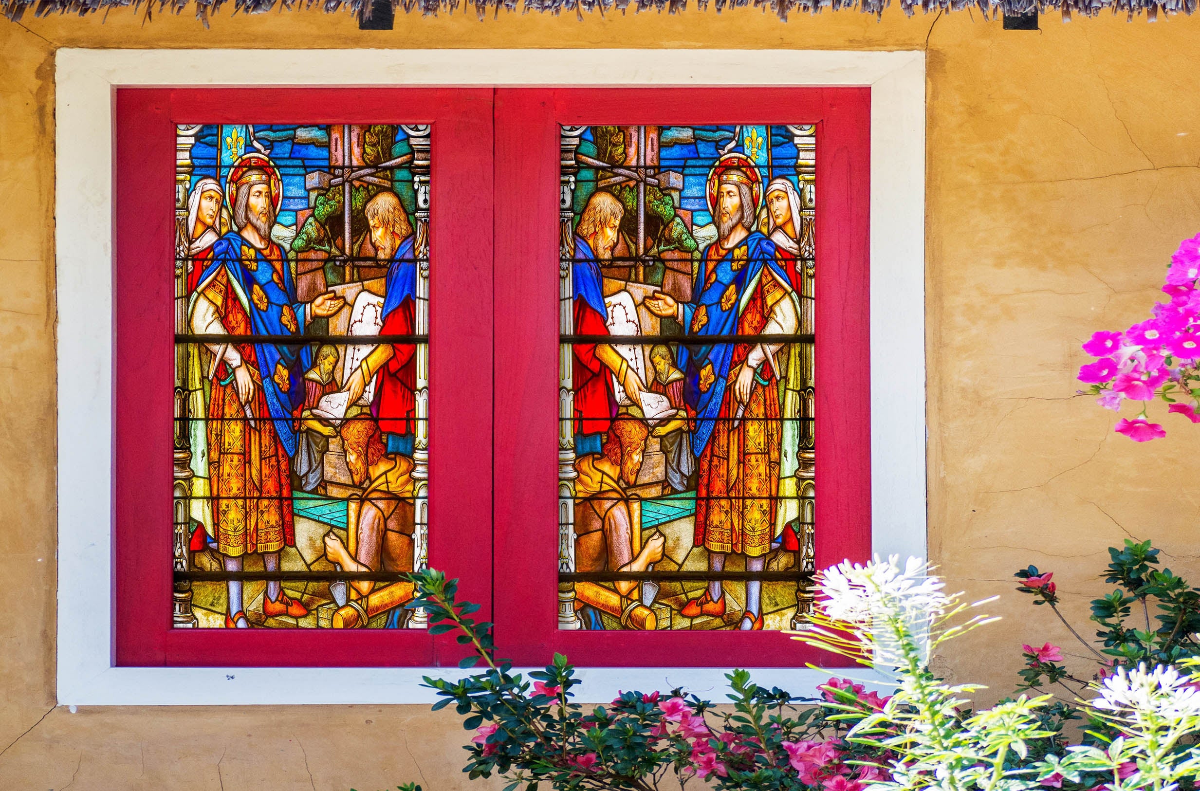 3D Apostolic Nobility 240 Window Film Print Sticker Cling Stained Glass UV Block