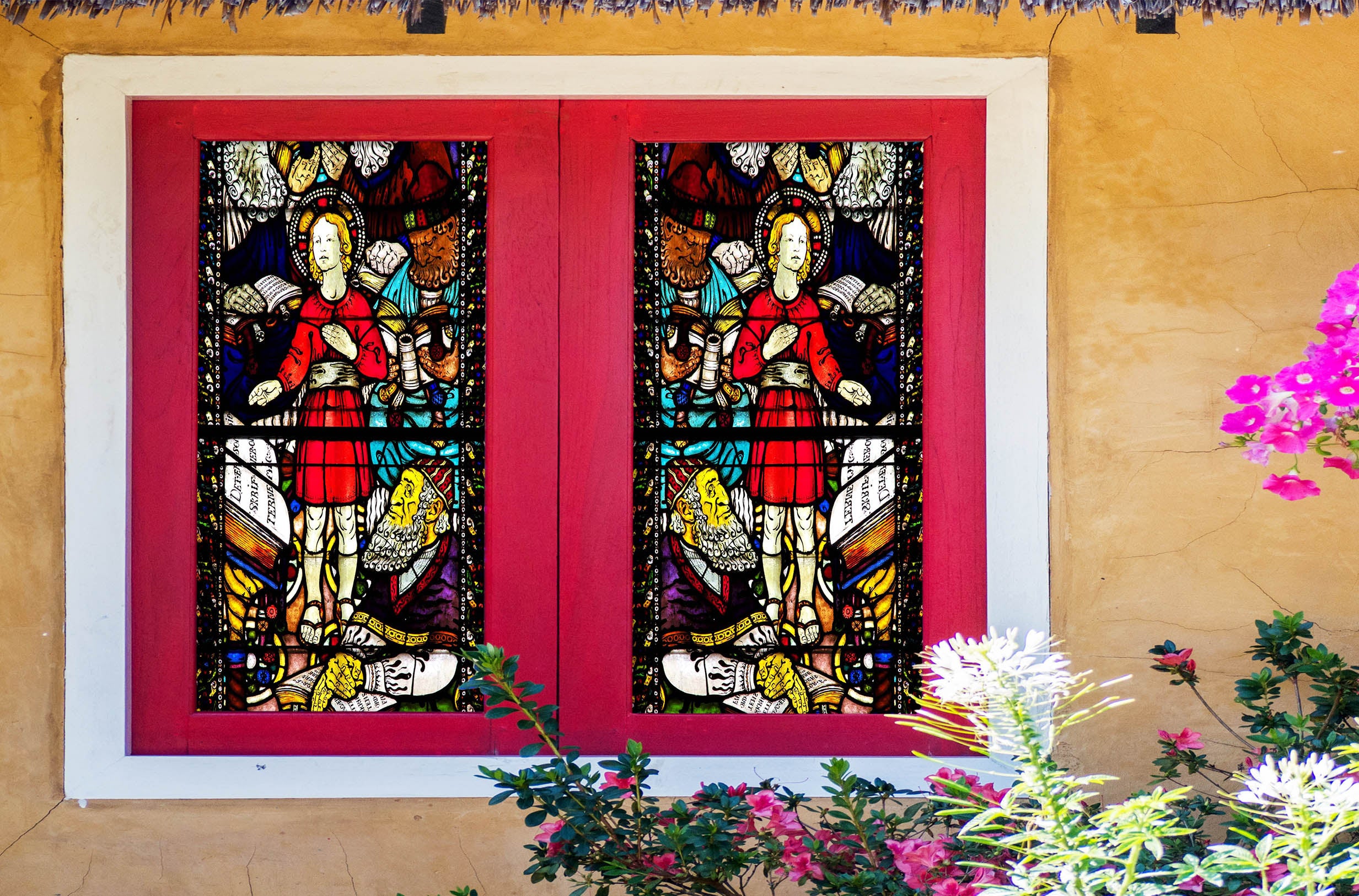 3D Prince Bible 156 Window Film Print Sticker Cling Stained Glass UV Block