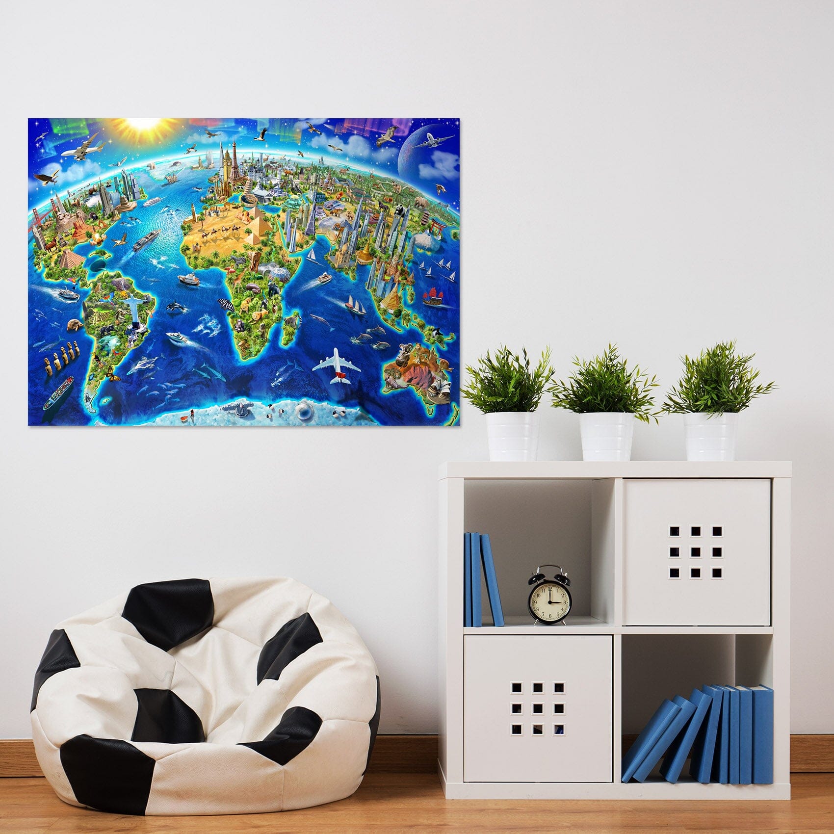 3D Green Planet 023 Adrian Chesterman Wall Sticker Wallpaper AJ Wallpaper 2