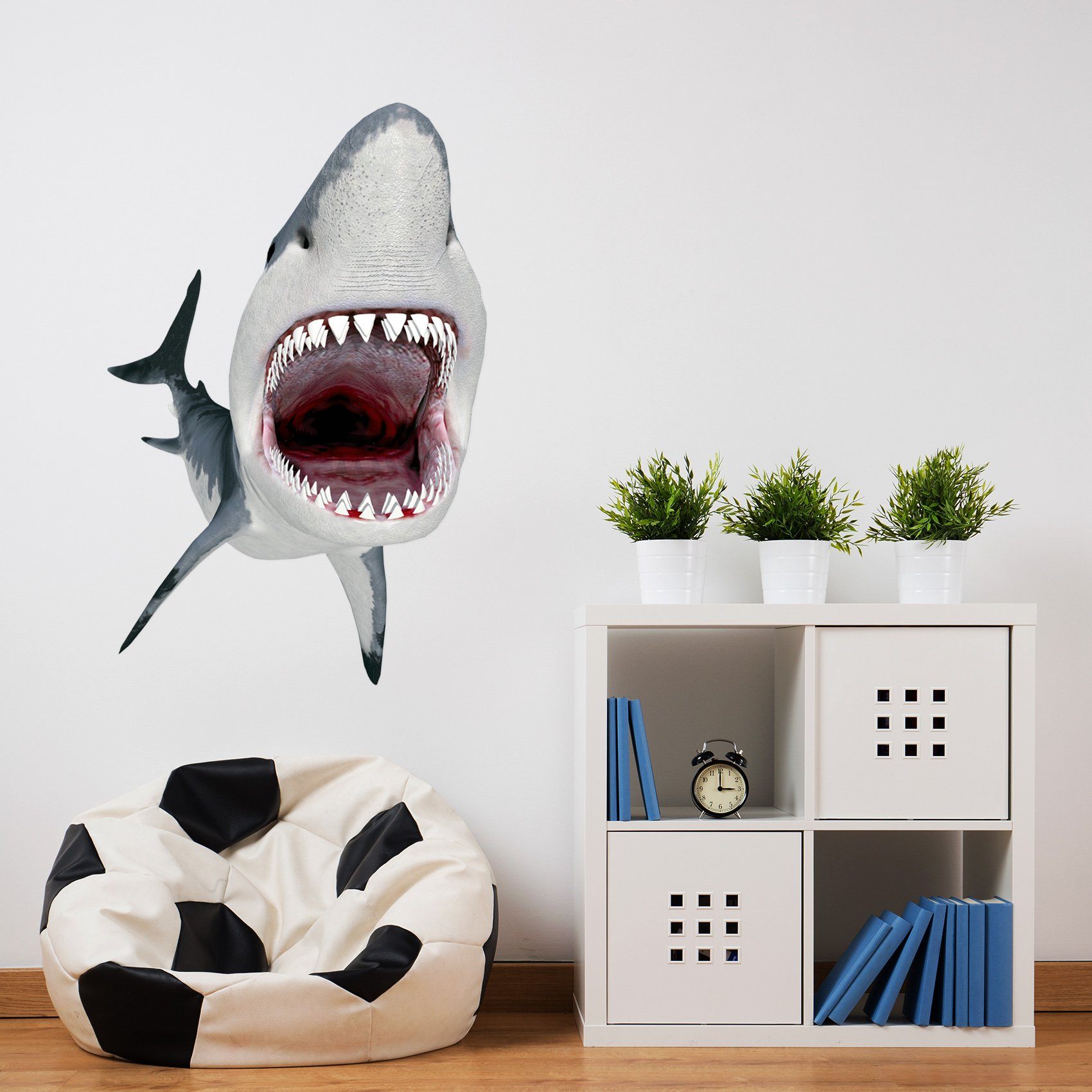 3D Shark Tooth 198 Animals Wall Stickers Wallpaper AJ Wallpaper