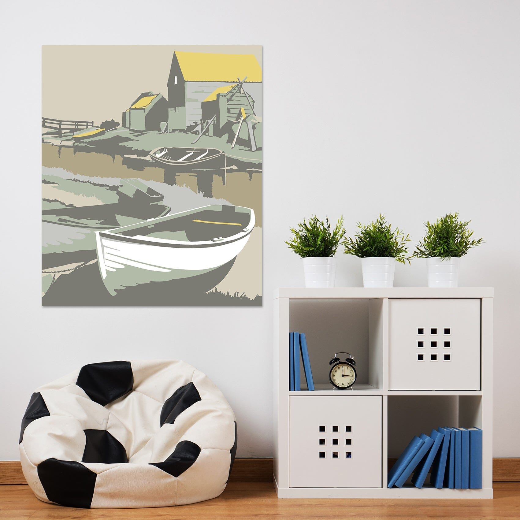 3D Southwold Harbour 063 Steve Read Wall Sticker Wallpaper AJ Wallpaper 2