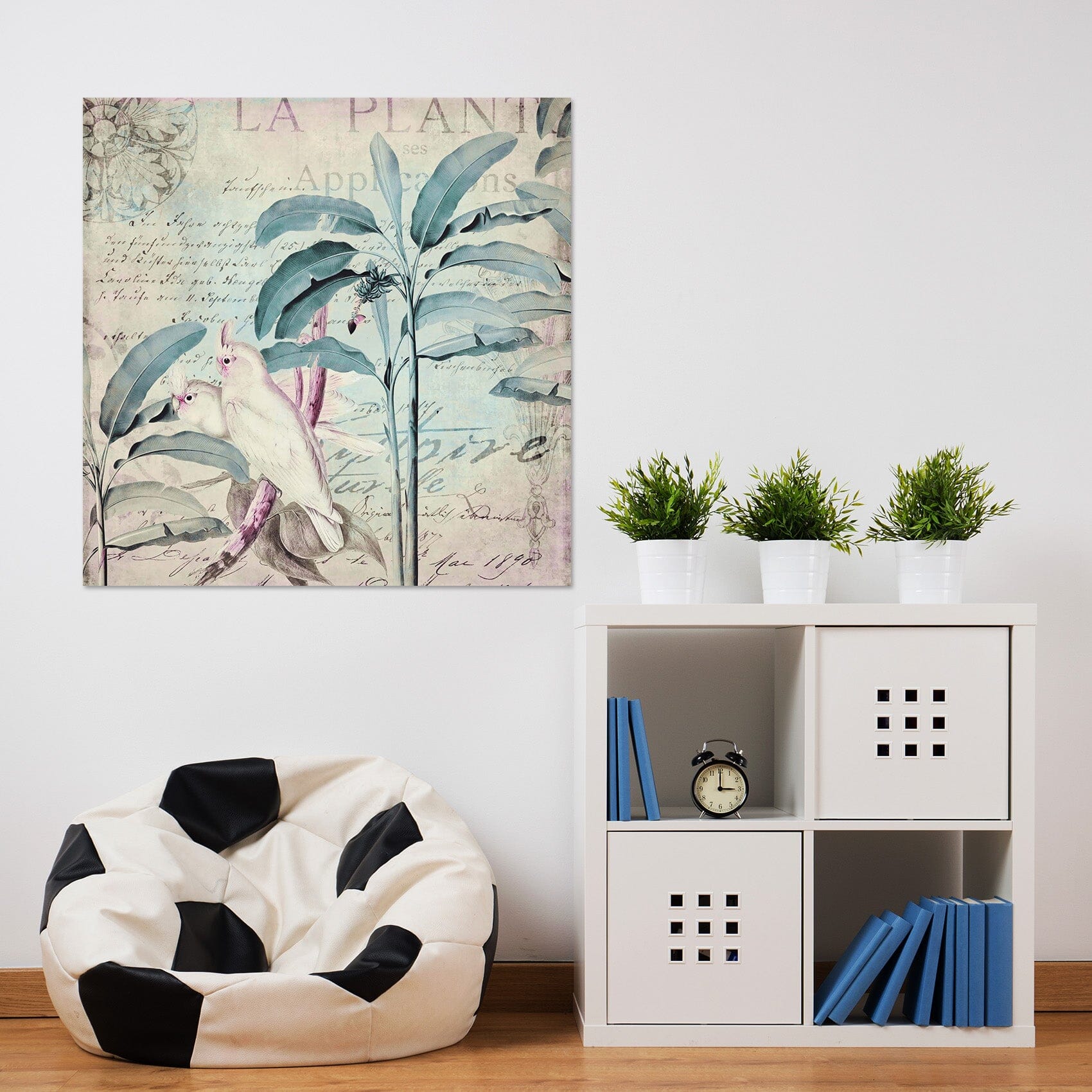 3D White Parrot 034 Andrea haase Wall Sticker Wallpaper AJ Wallpaper 2