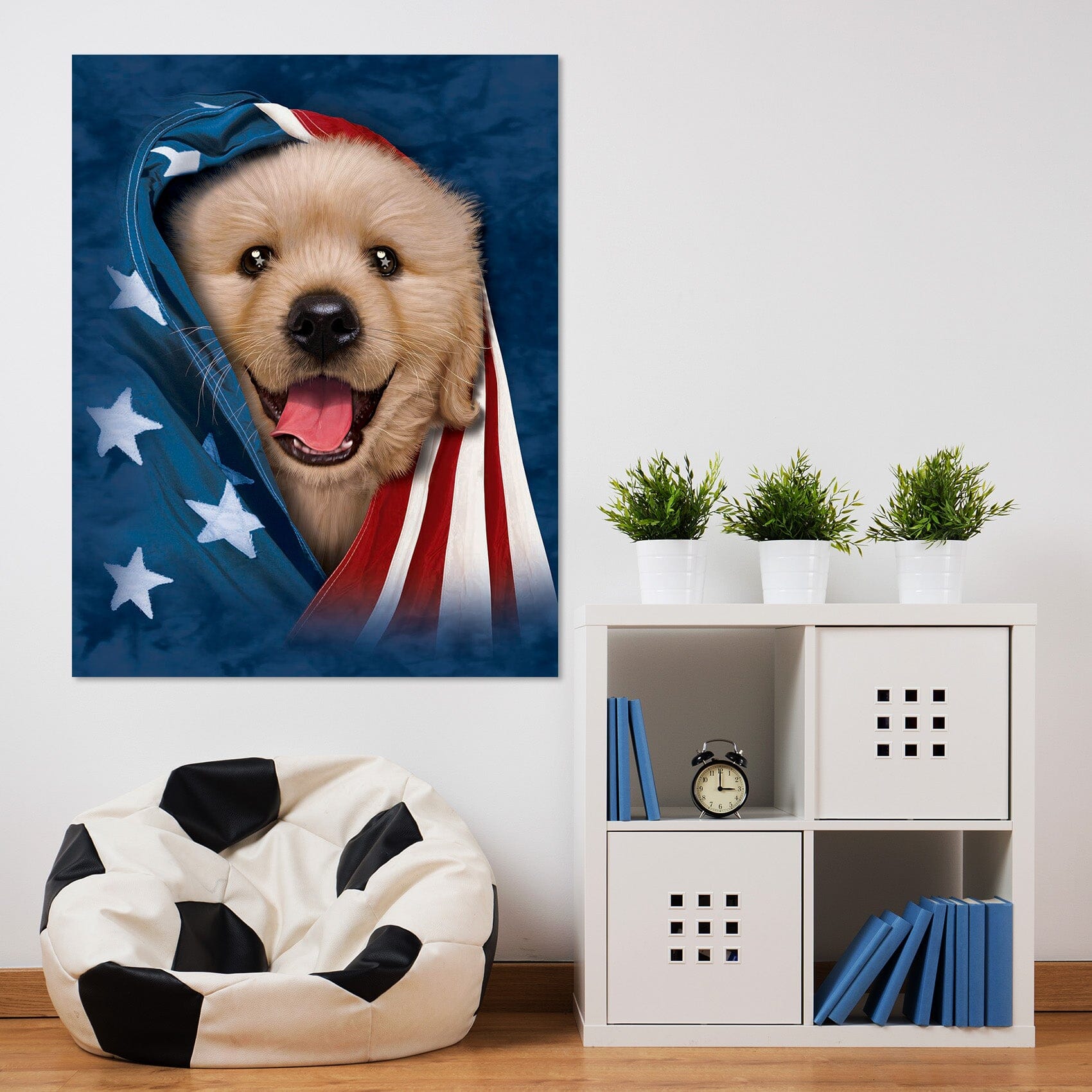 3D Cute Dog 001 Vincent Hie Wall Sticker Wallpaper AJ Wallpaper 2