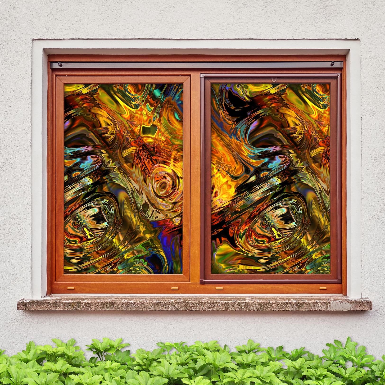 3D Water Pattern 278 Window Film Print Sticker Cling Stained Glass UV Block Wallpaper AJ Wallpaper 2